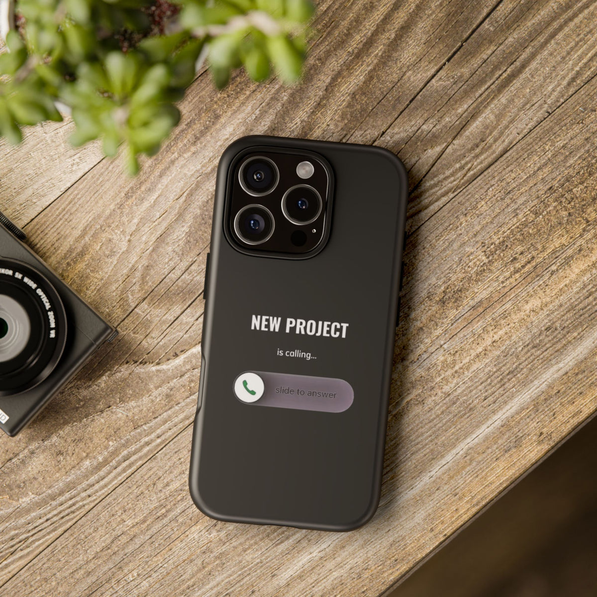 New Project Is Calling Phone Case — Entrepreneur Dark Bold