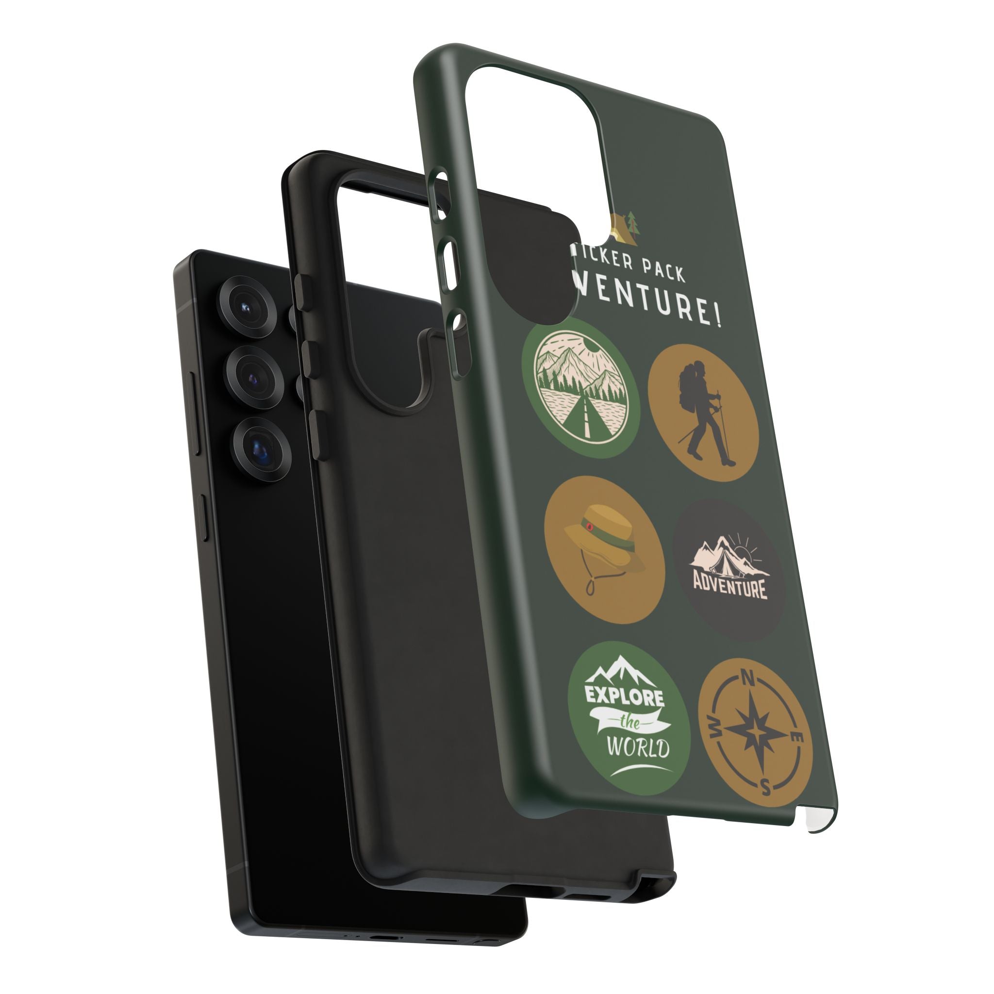 Adventure Hiking Phone Case — Outdoor Sticker Design
