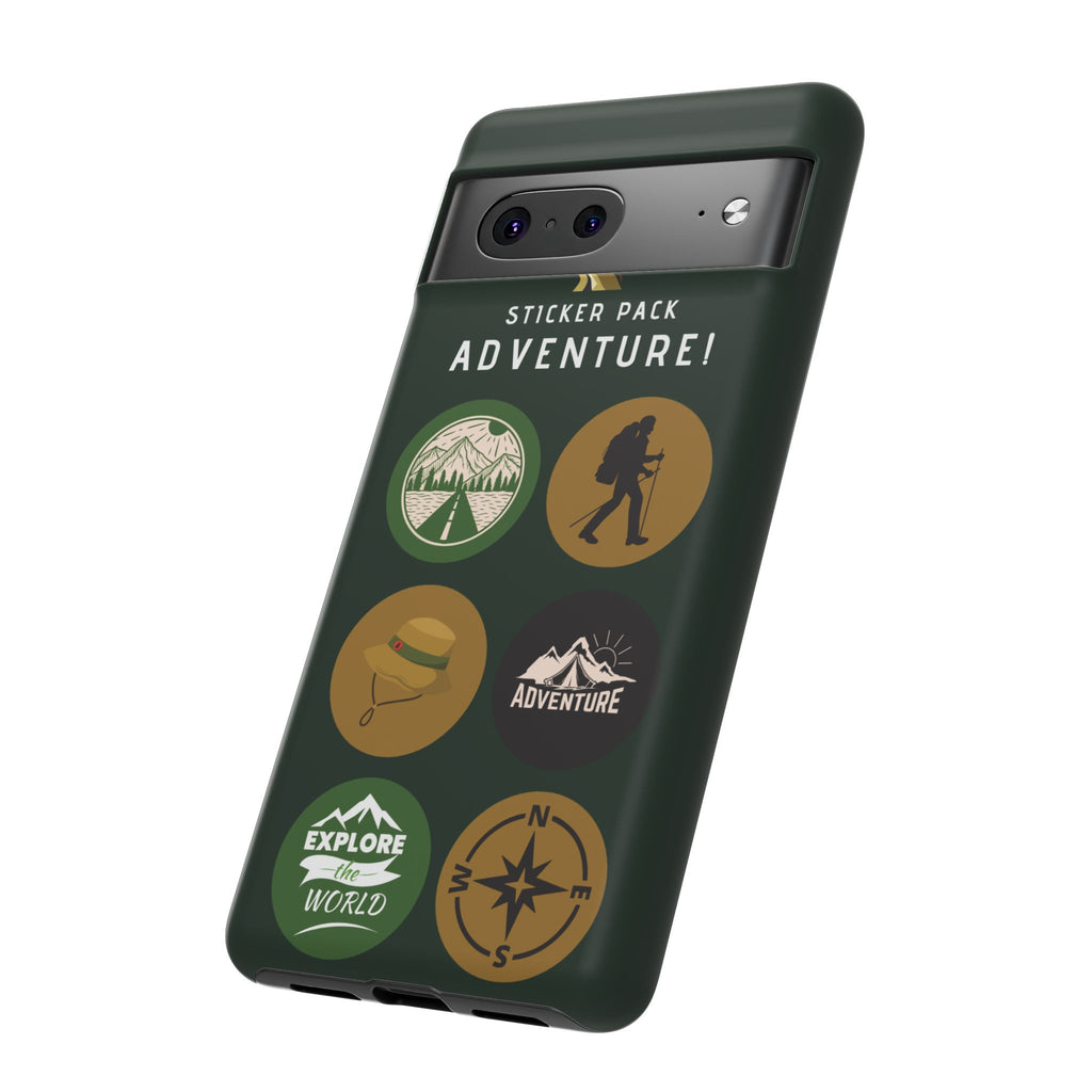 Adventure Hiking Phone Case — Outdoor Sticker Design