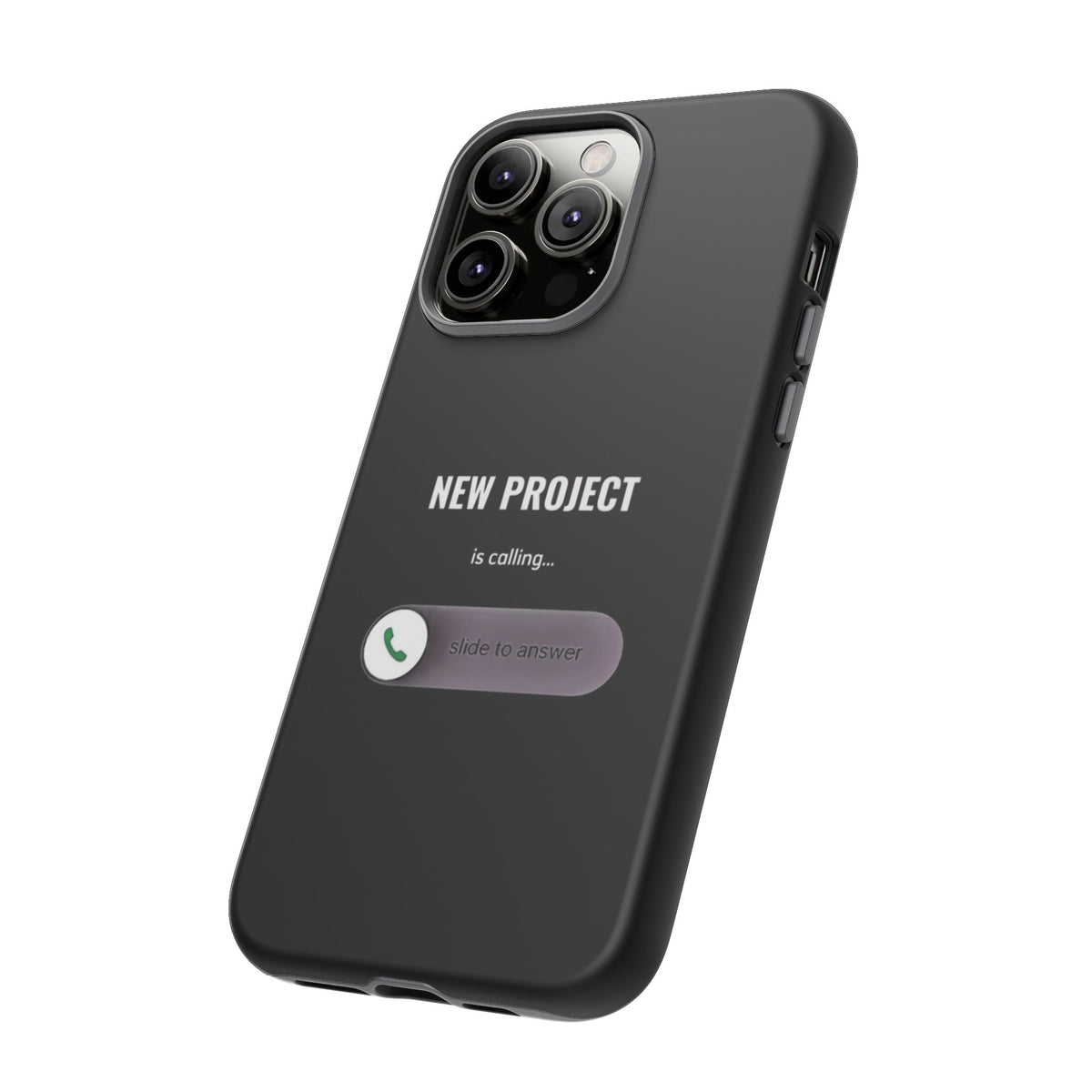 New Project Is Calling Phone Case — Entrepreneur Dark Bold