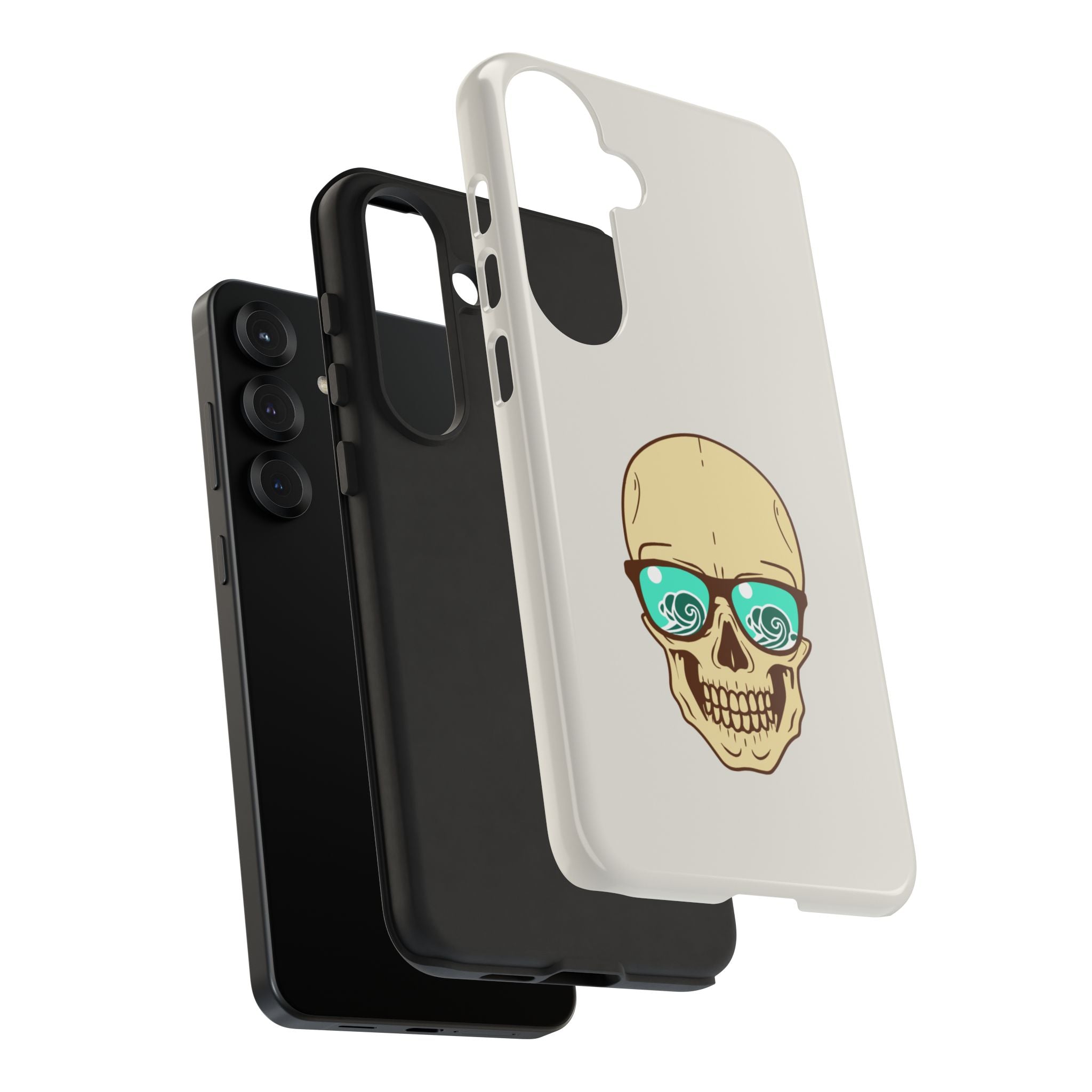 Skeleton Phone Case — Dark Aesthetic Gothic Design