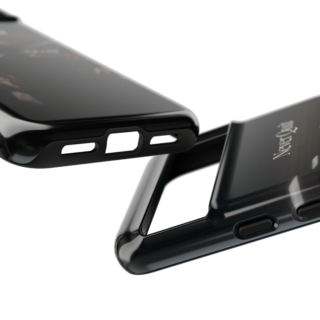 Never Quit Phone Case — Leader Crowd Dark Inspirational