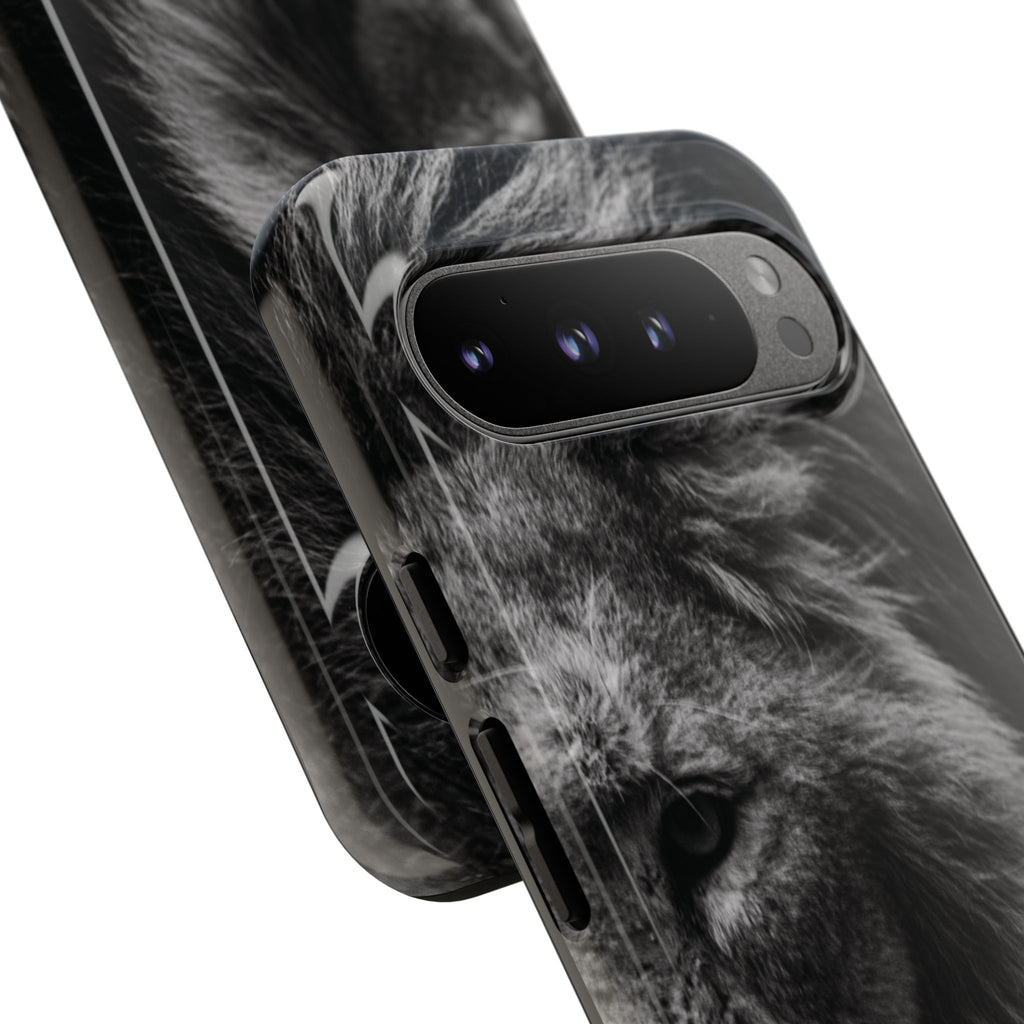 King Lion Phone Case — Majestic Wildlife Aesthetic Cover