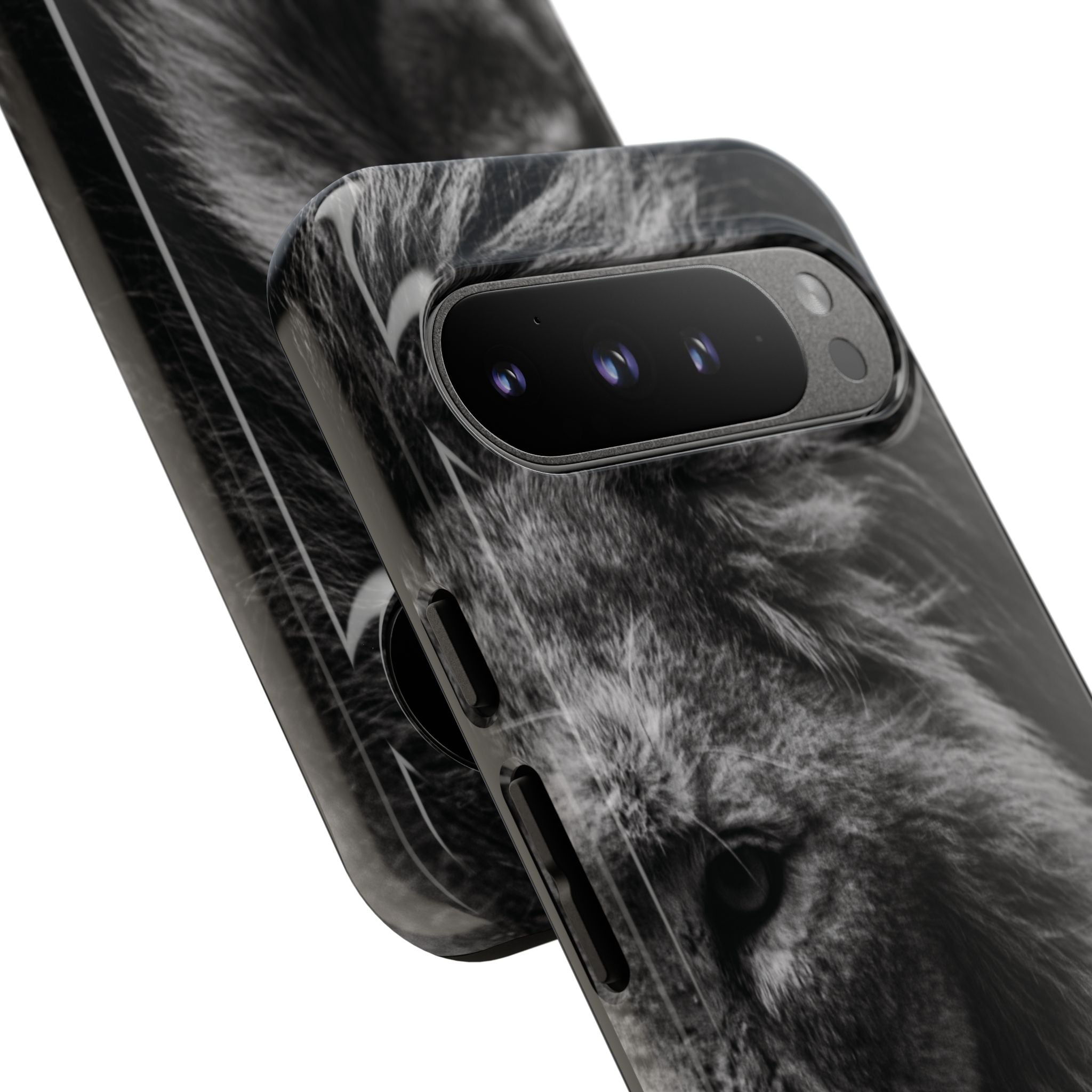 King Lion Phone Case — Majestic Wildlife Aesthetic Cover