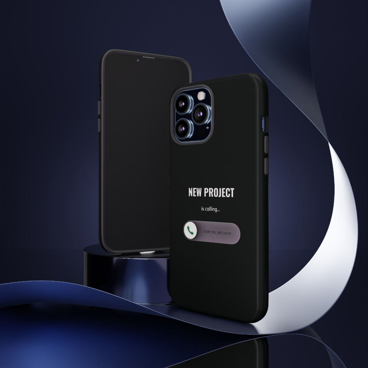New Project Is Calling Phone Case — Entrepreneur Dark Bold