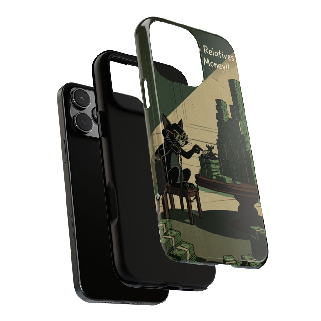 No Love No Relatives — Just Ego & Money Phone Case