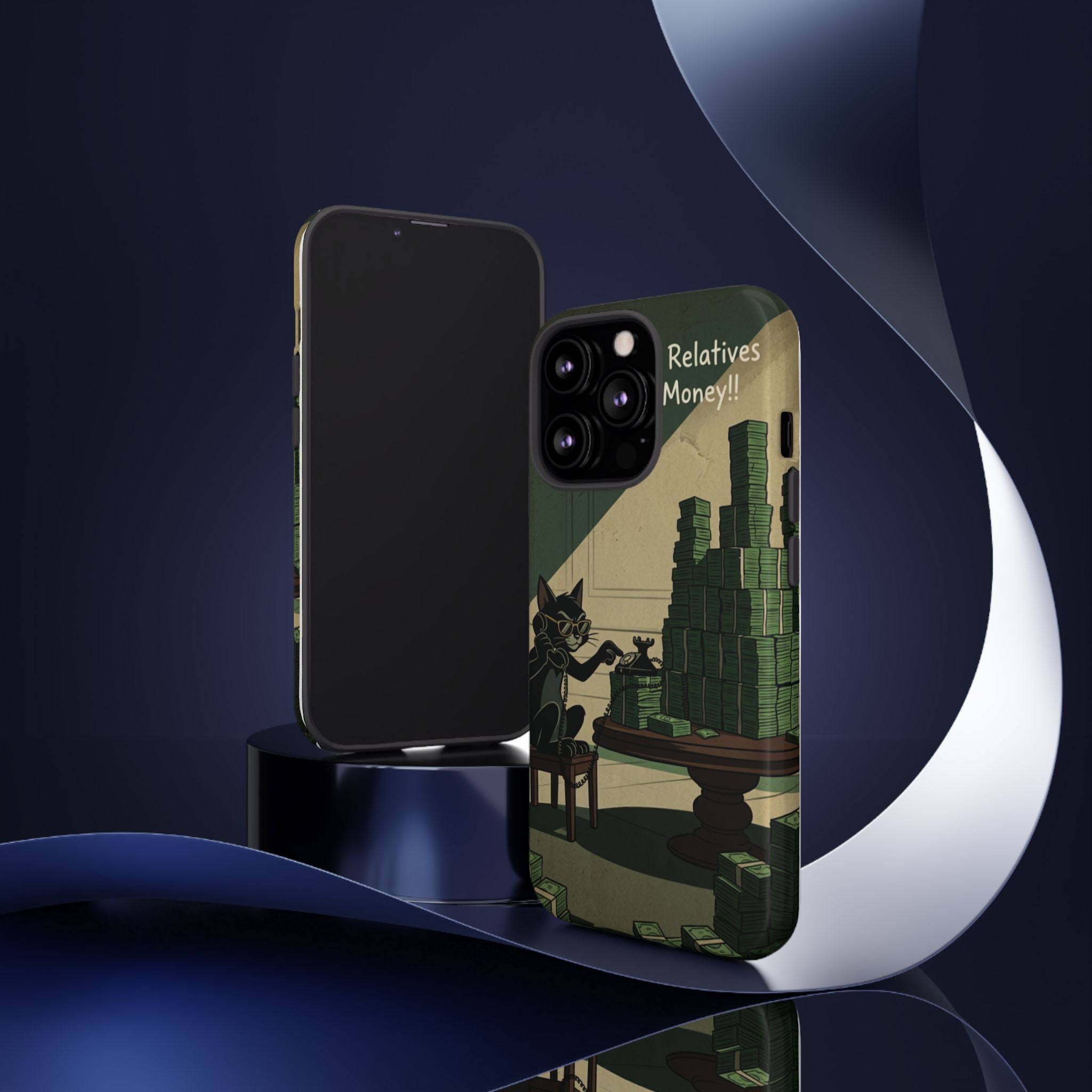 No Love No Relatives — Just Ego & Money Phone Case