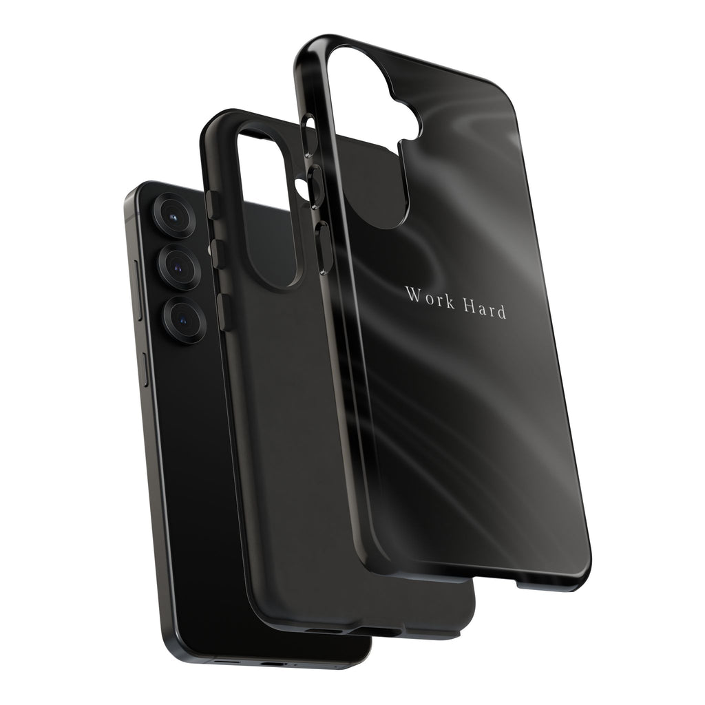 Work Hard Phone Case — Executive Hustle Aesthetic Cover