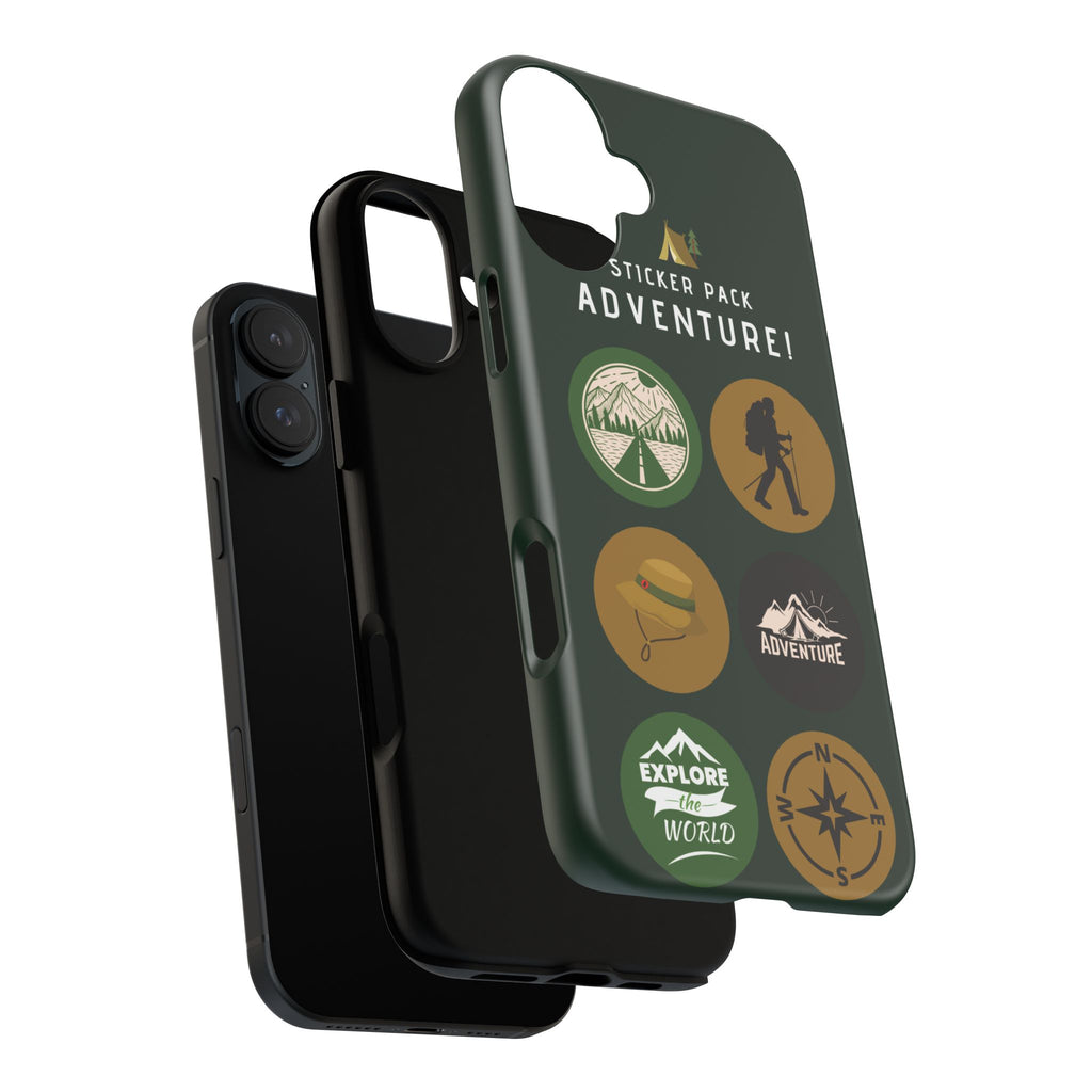 Adventure Hiking Phone Case — Outdoor Sticker Design