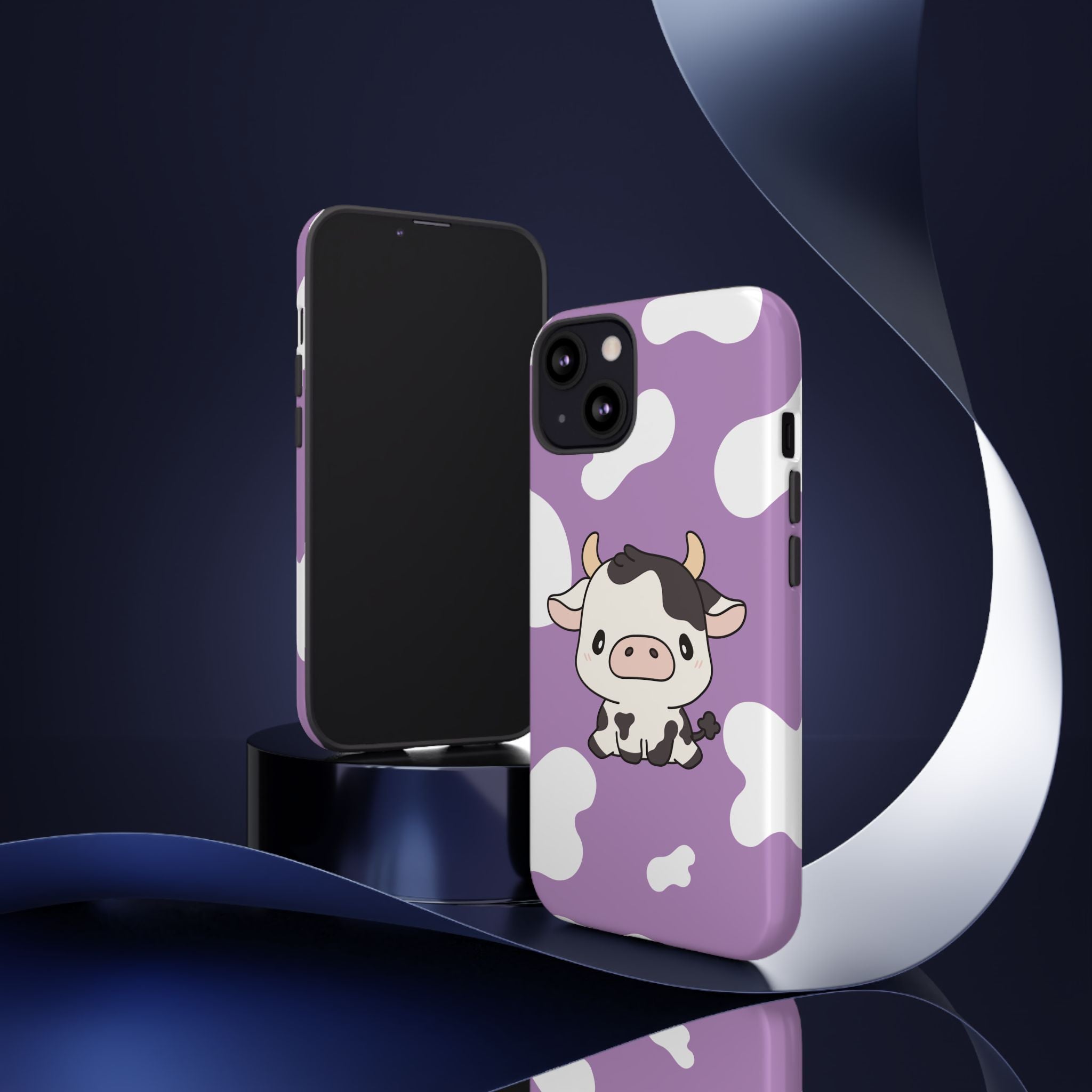 Lavender Moo-d Aesthetic Phone Case — Pastel Purple Design