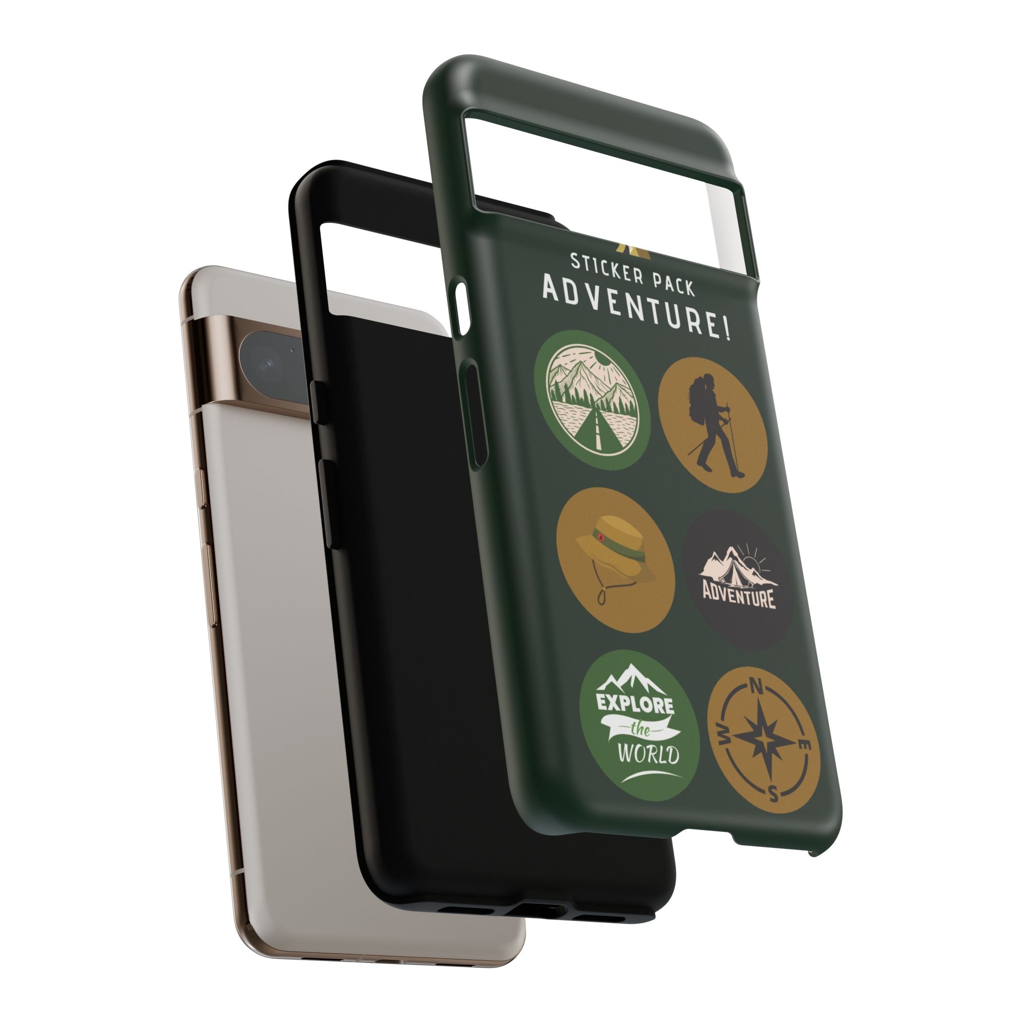 Adventure Hiking Phone Case — Outdoor Sticker Design