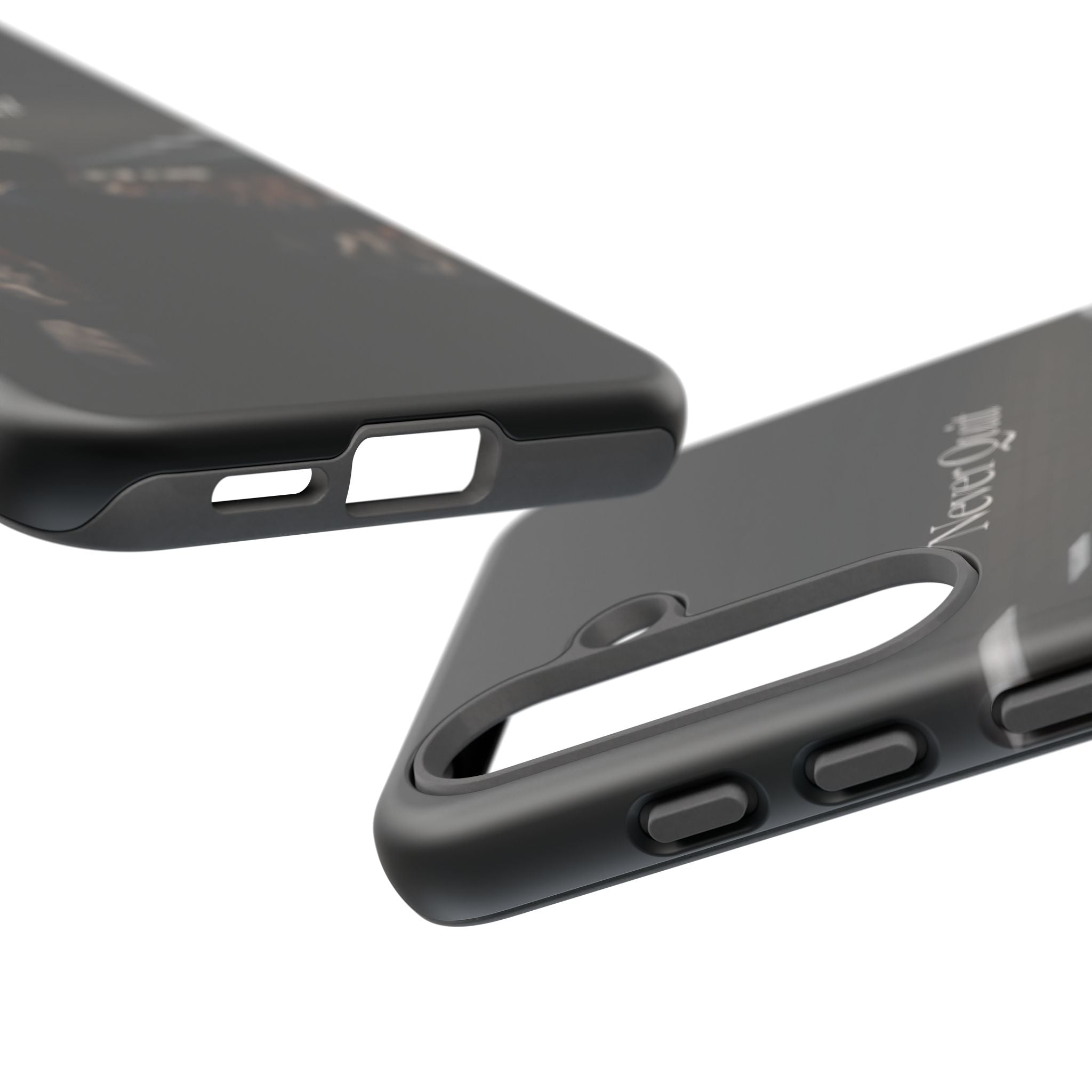 Never Quit Phone Case — Leader Crowd Dark Inspirational