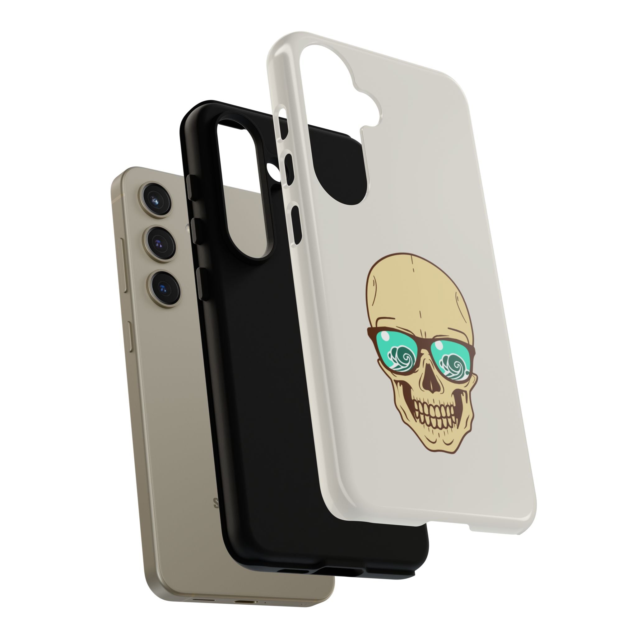 Skeleton Phone Case — Dark Aesthetic Gothic Design