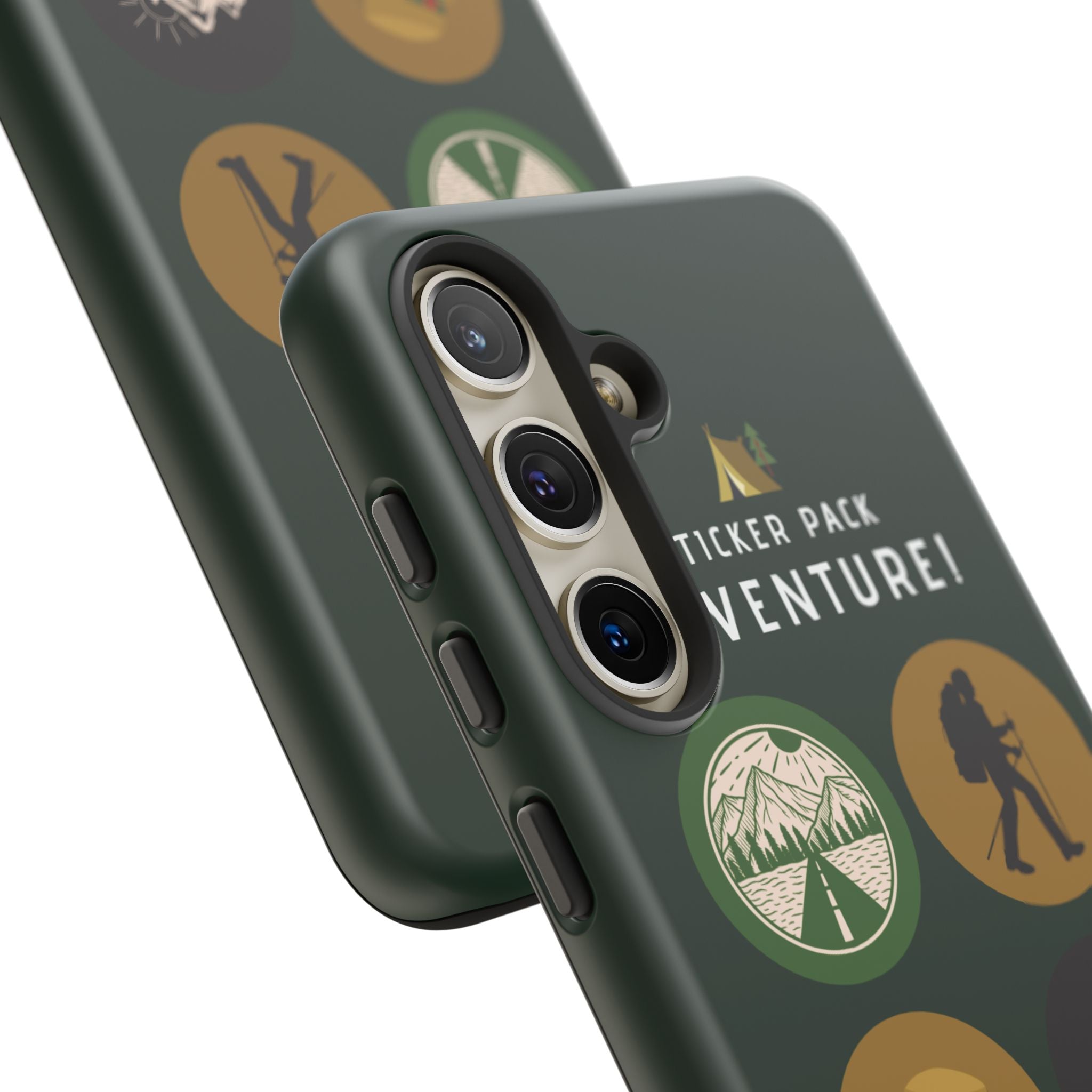 Adventure Hiking Phone Case — Outdoor Sticker Design