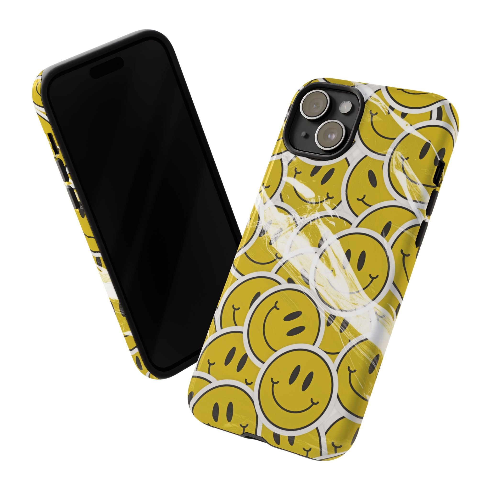 Smiley Face Phone Case — Happy Colorful Aesthetic Cover