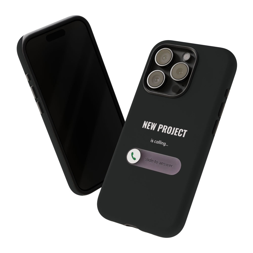 New Project Is Calling Phone Case — Entrepreneur Dark Bold