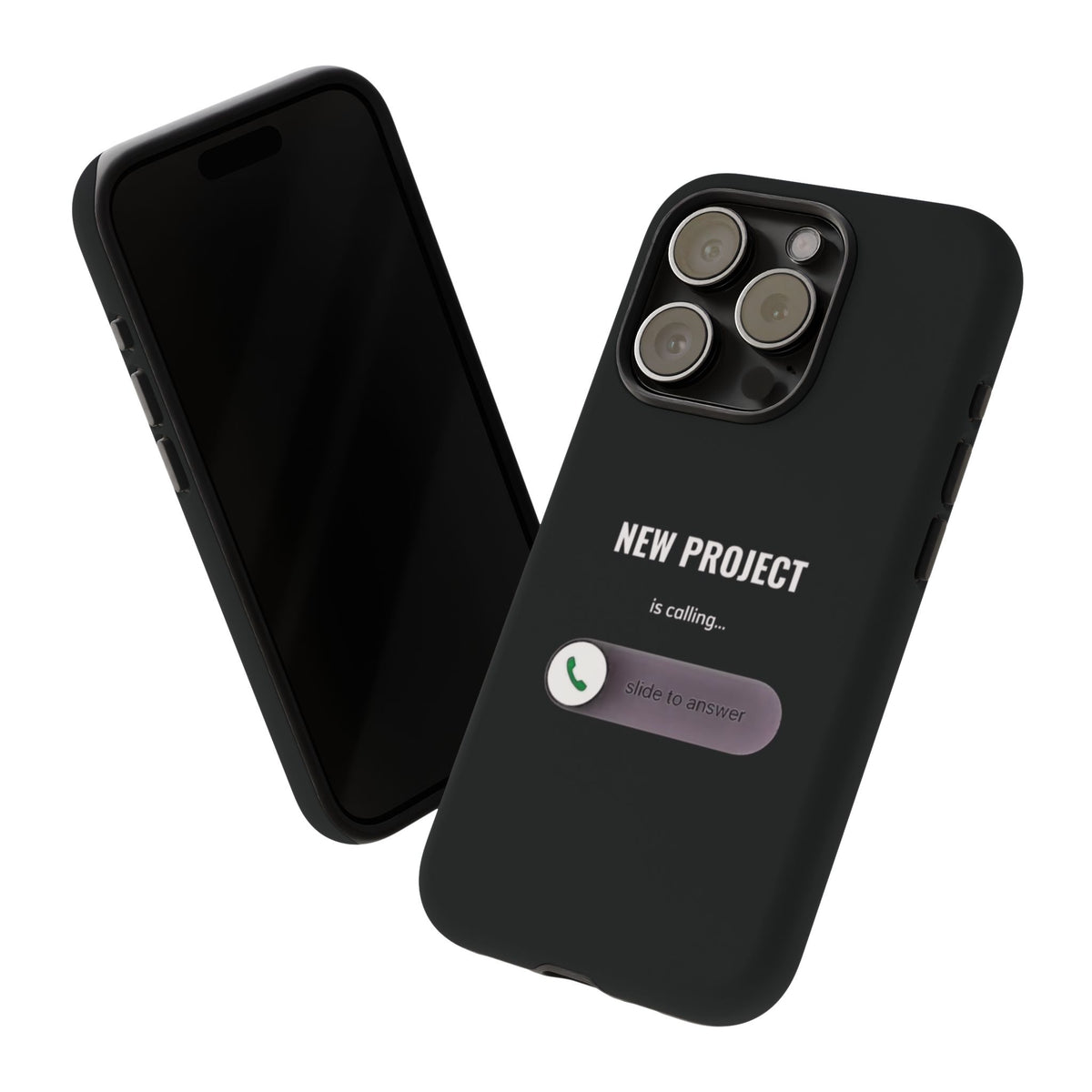 New Project Is Calling Phone Case — Entrepreneur Dark Bold