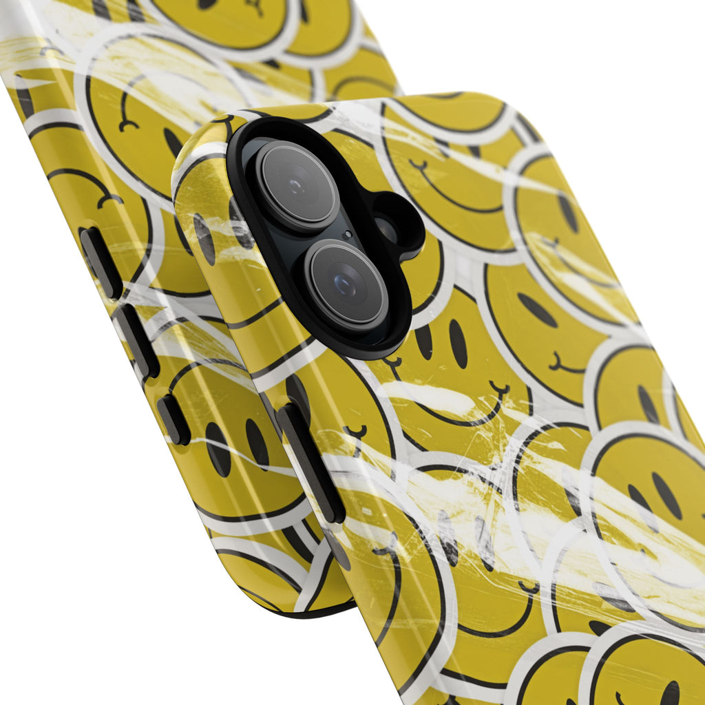 Smiley Face Phone Case — Happy Colorful Aesthetic Cover