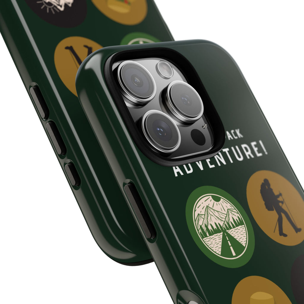 Adventure Hiking Phone Case — Outdoor Sticker Design