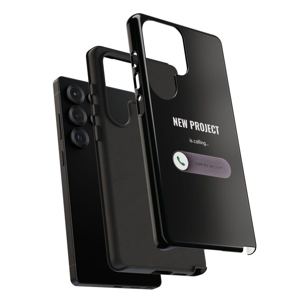 New Project Is Calling Phone Case — Entrepreneur Dark Bold