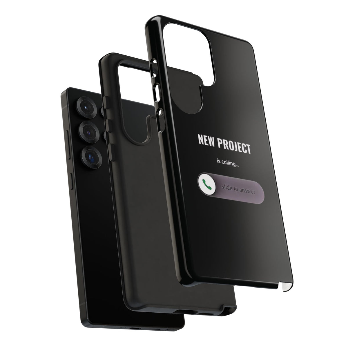 New Project Is Calling Phone Case — Entrepreneur Dark Bold