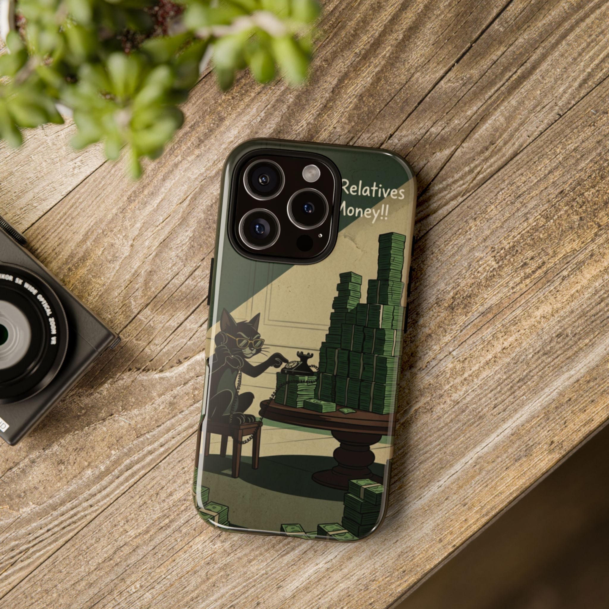 No Love No Relatives — Just Ego & Money Phone Case