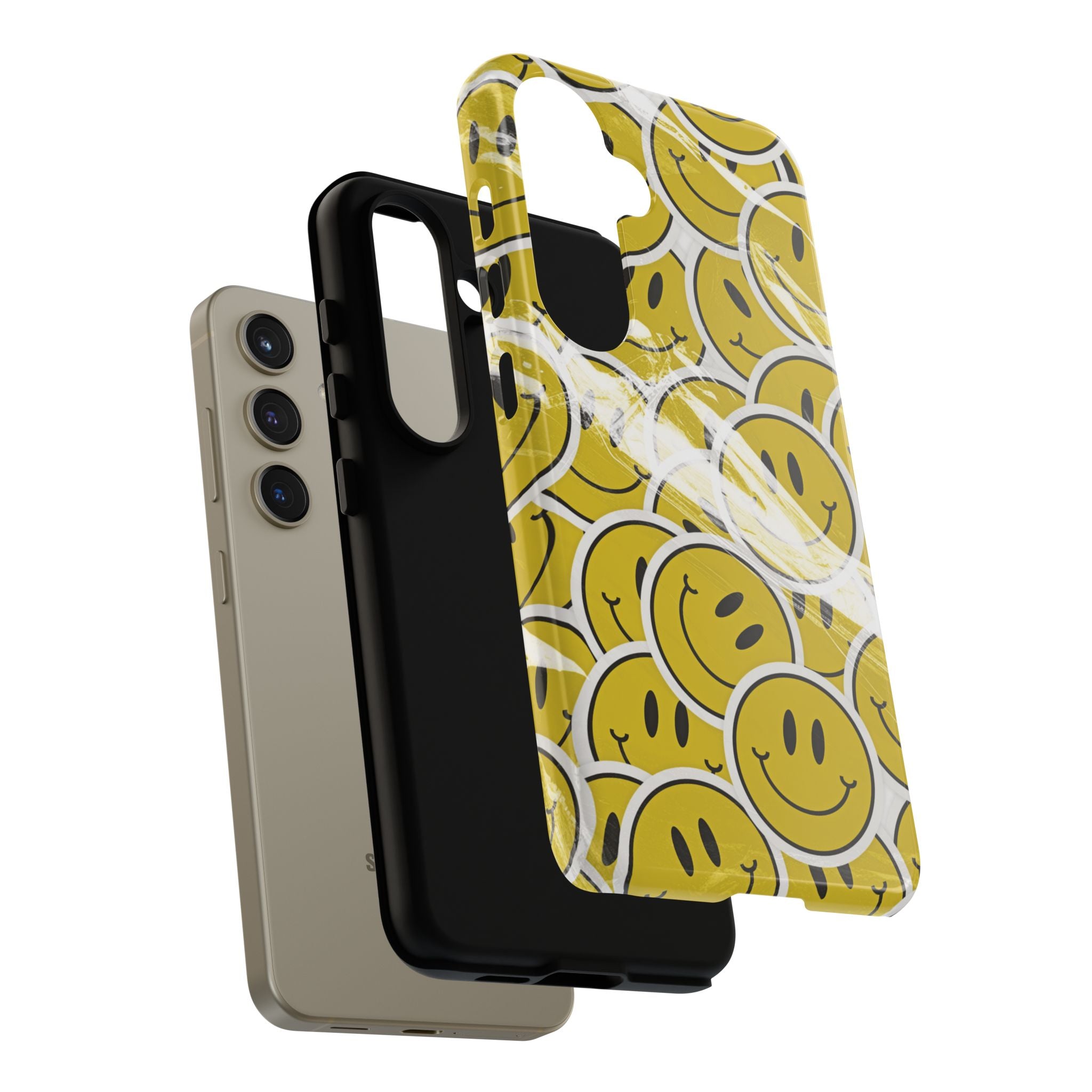 Smiley Face Phone Case — Happy Colorful Aesthetic Cover