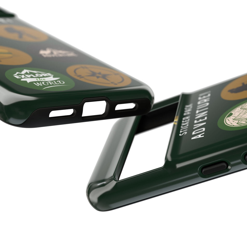 Adventure Hiking Phone Case — Outdoor Sticker Design