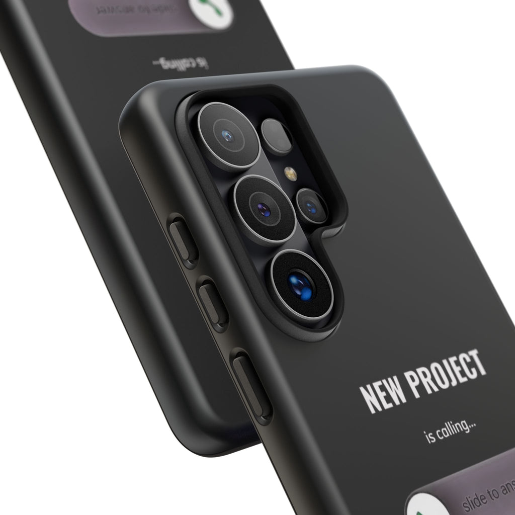 New Project Is Calling Phone Case — Entrepreneur Dark Bold