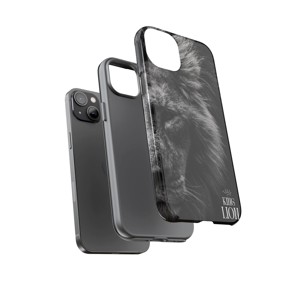 King Lion Phone Case — Majestic Wildlife Aesthetic Cover