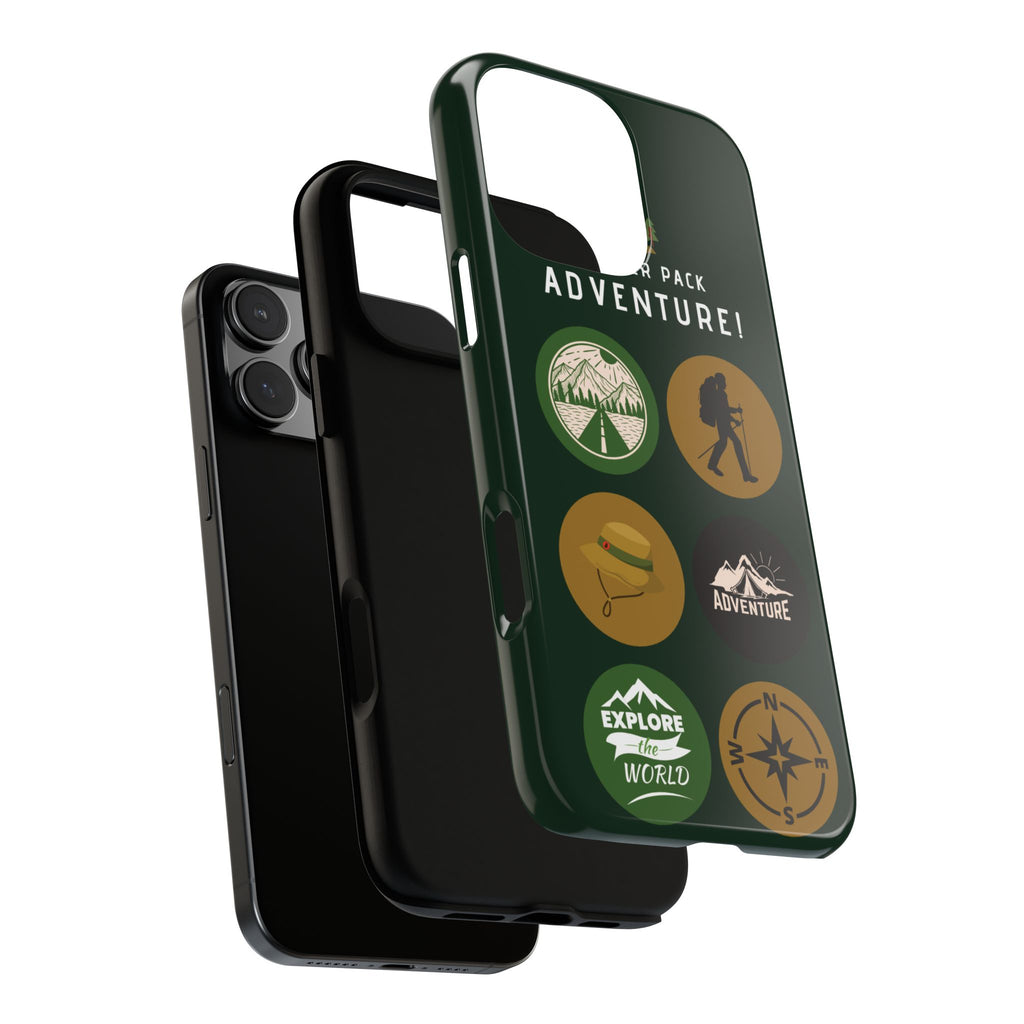 Adventure Hiking Phone Case — Outdoor Sticker Design