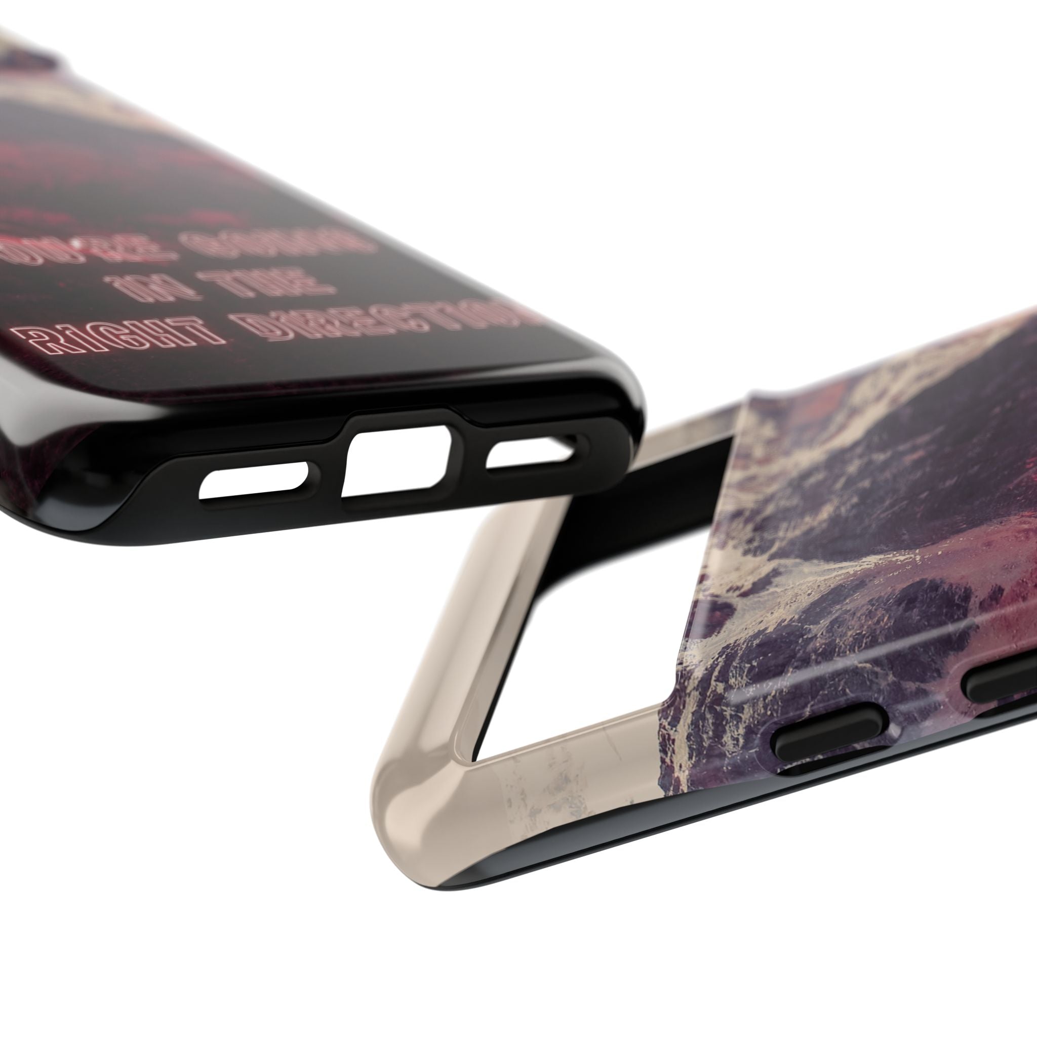 PEAK Motivational Phone Case — Word Art Minimal Design