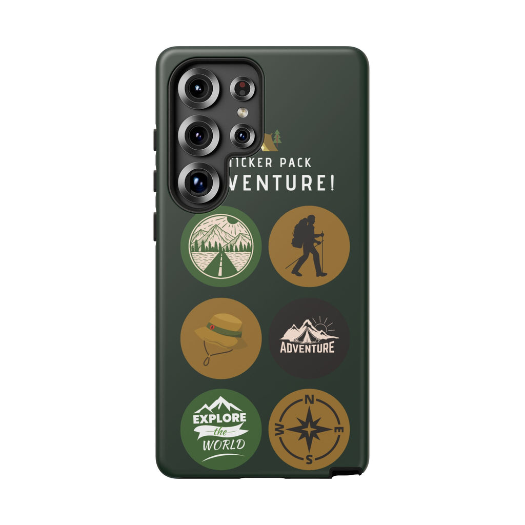 Adventure Hiking Phone Case — Outdoor Sticker Design