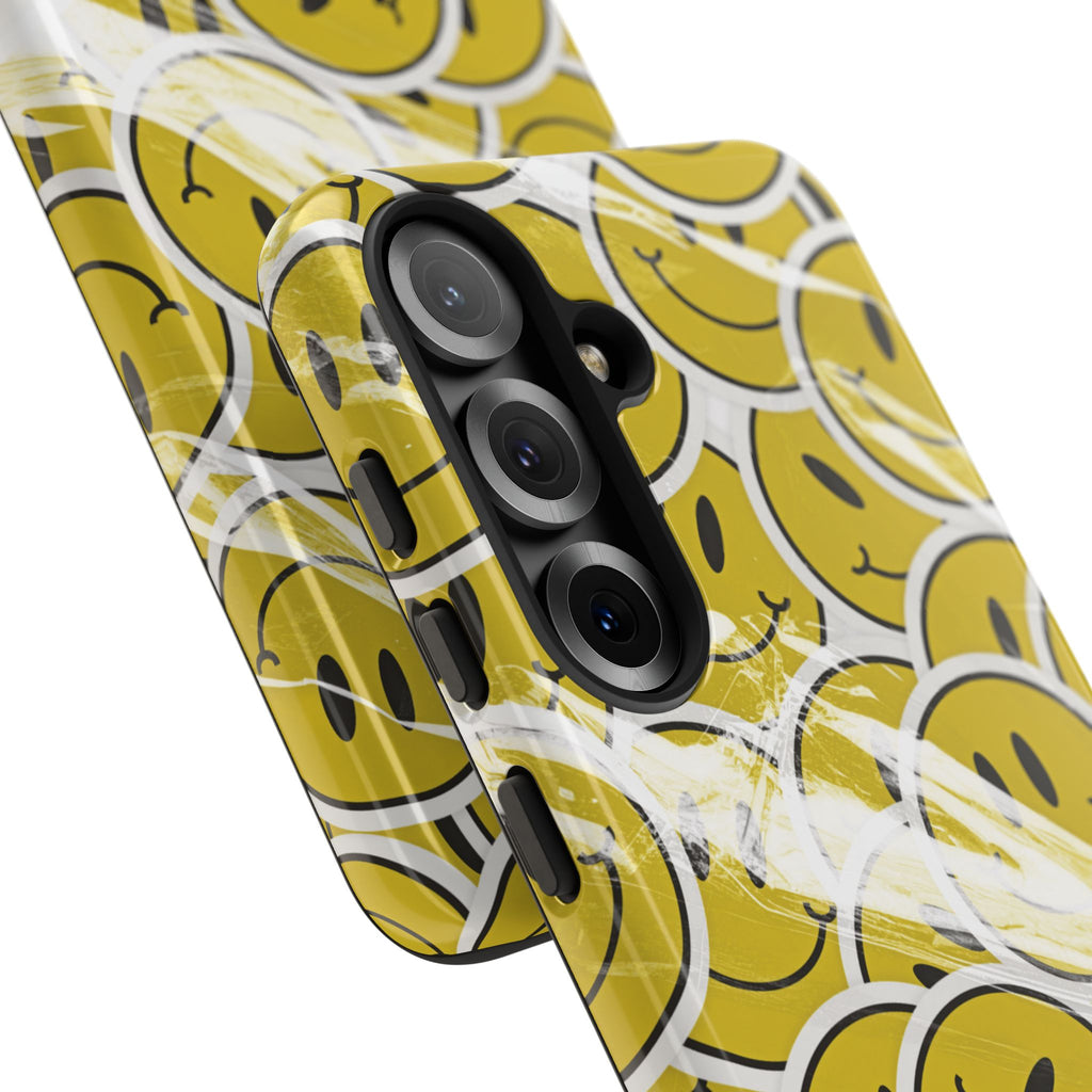 Smiley Face Phone Case — Happy Colorful Aesthetic Cover