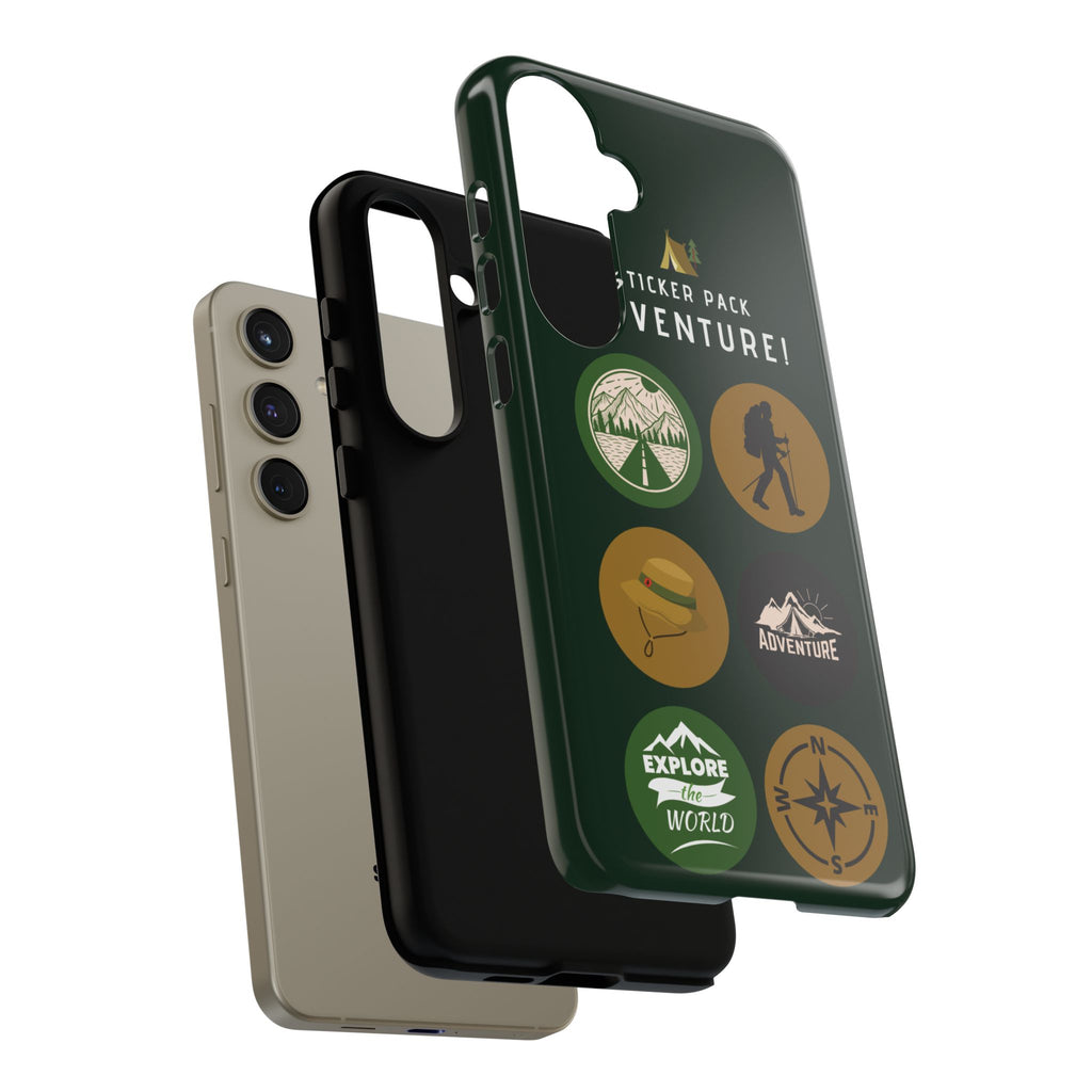 Adventure Hiking Phone Case — Outdoor Sticker Design
