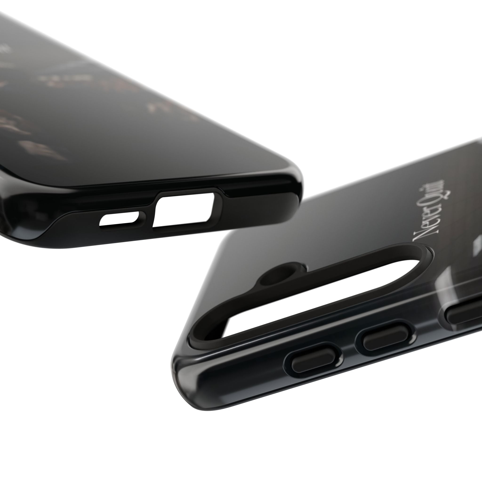 Never Quit Phone Case — Leader Crowd Dark Inspirational
