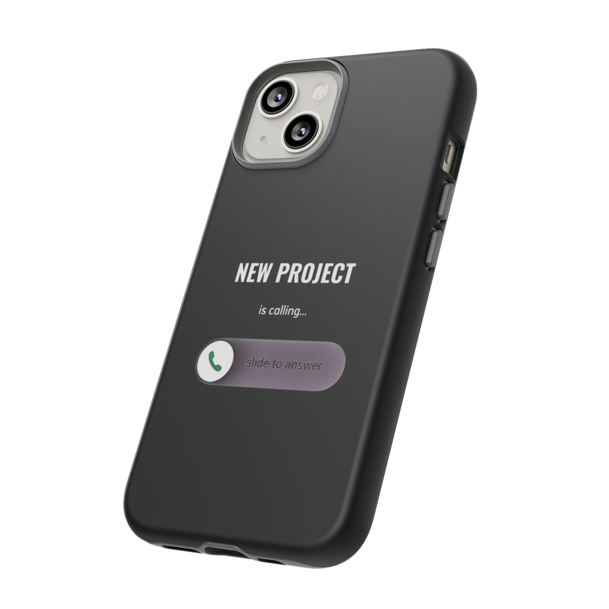 New Project Is Calling Phone Case — Entrepreneur Dark Bold