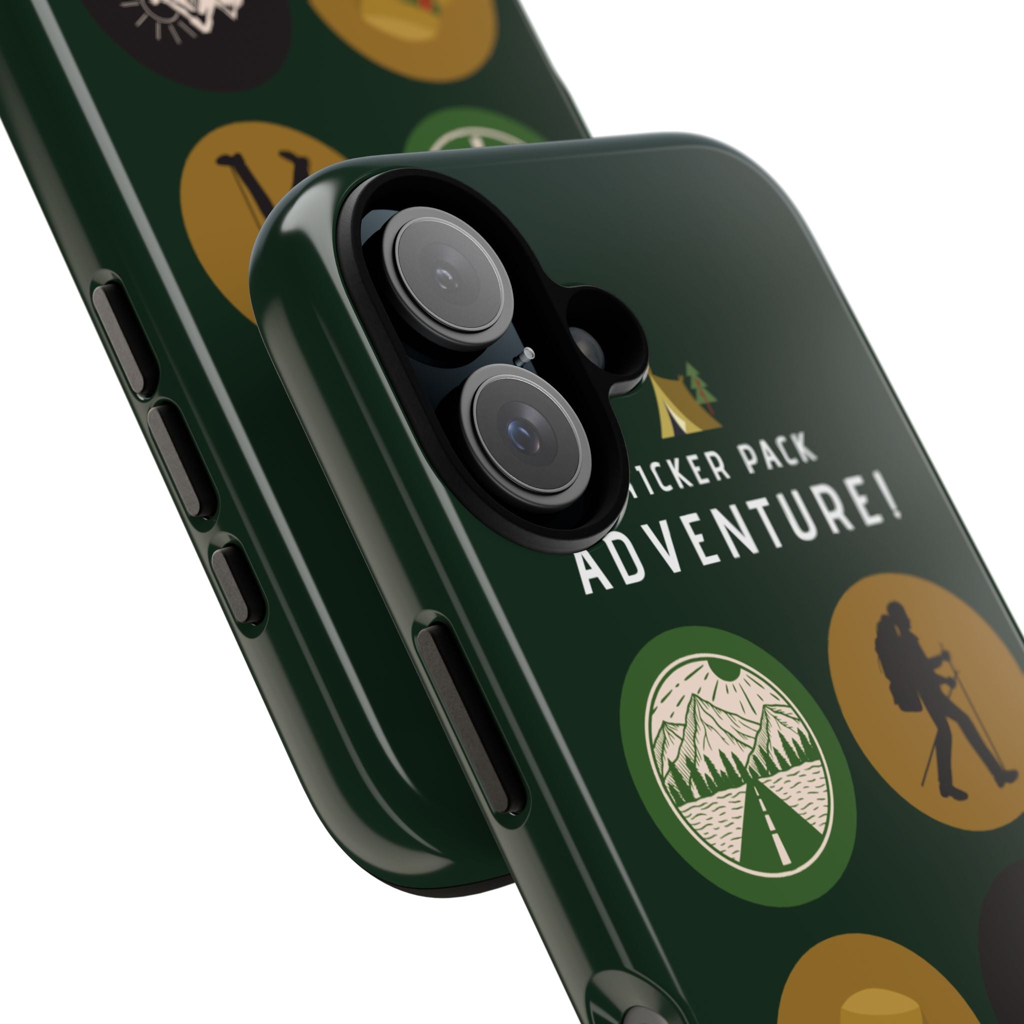Adventure Hiking Phone Case — Outdoor Sticker Design