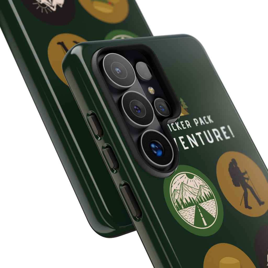 Adventure Hiking Phone Case — Outdoor Sticker Design