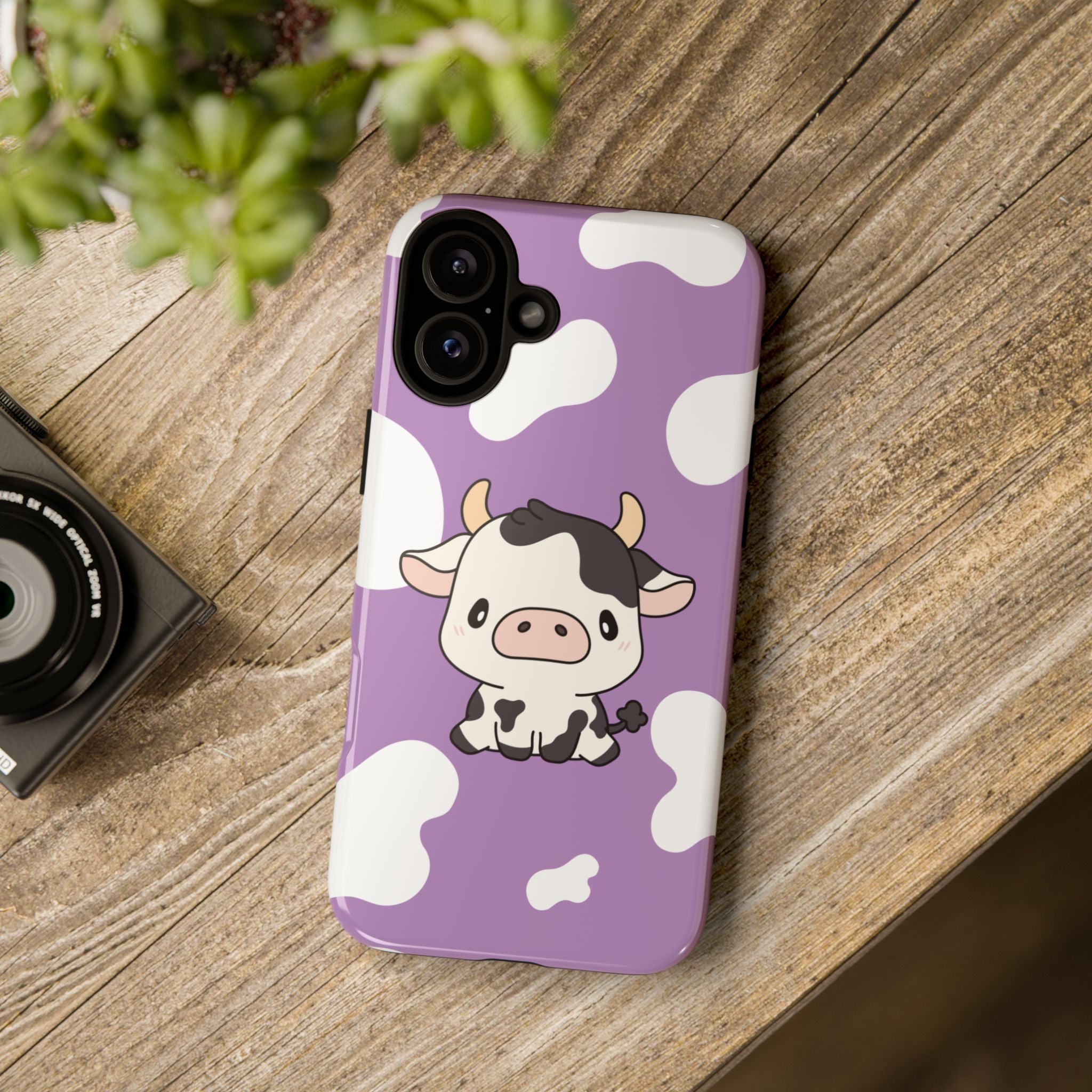 Lavender Moo-d Aesthetic Phone Case — Pastel Purple Design