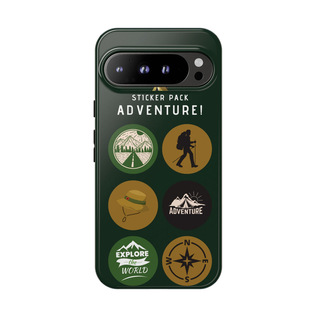 Adventure Hiking Phone Case — Outdoor Sticker Design