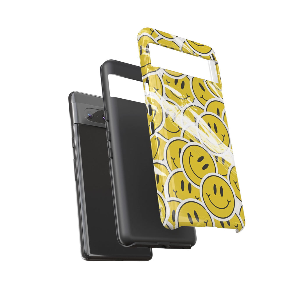Smiley Face Phone Case — Happy Colorful Aesthetic Cover