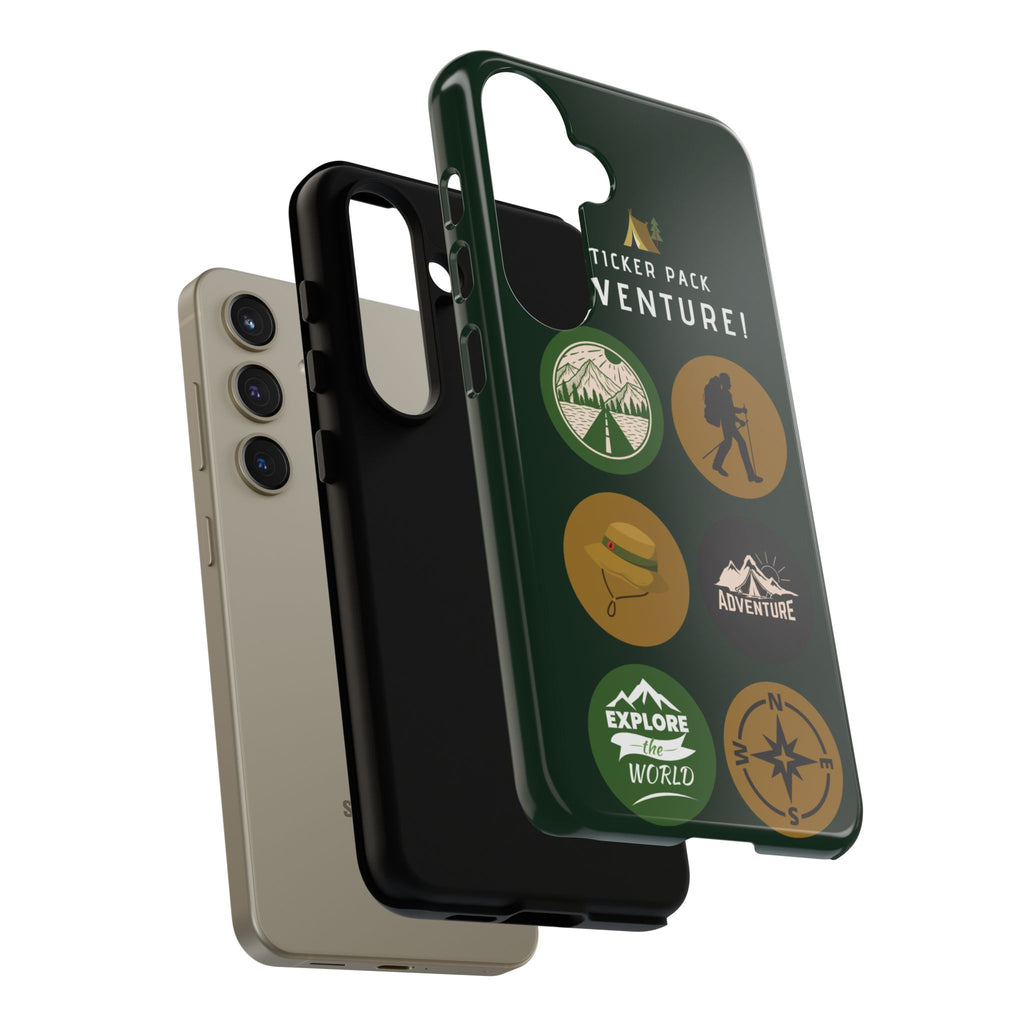 Adventure Hiking Phone Case — Outdoor Sticker Design