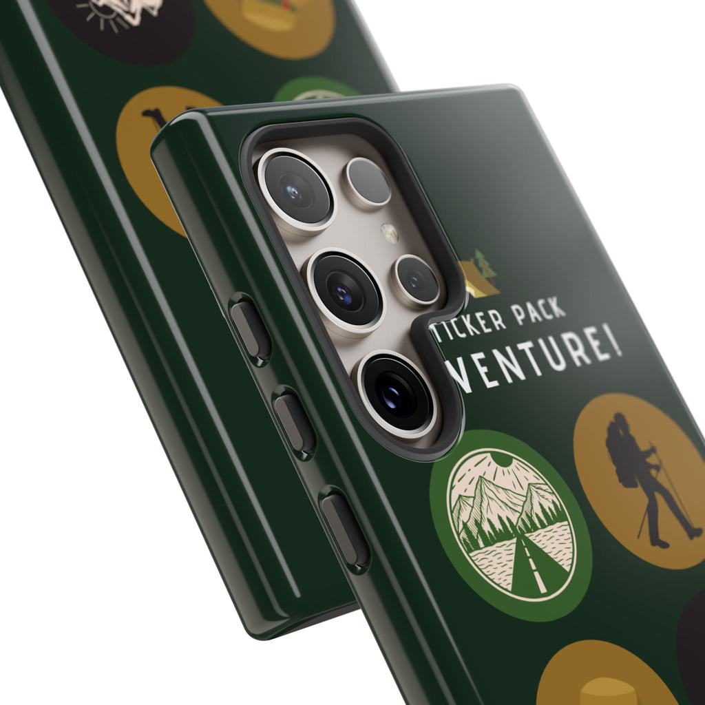 Adventure Hiking Phone Case — Outdoor Sticker Design