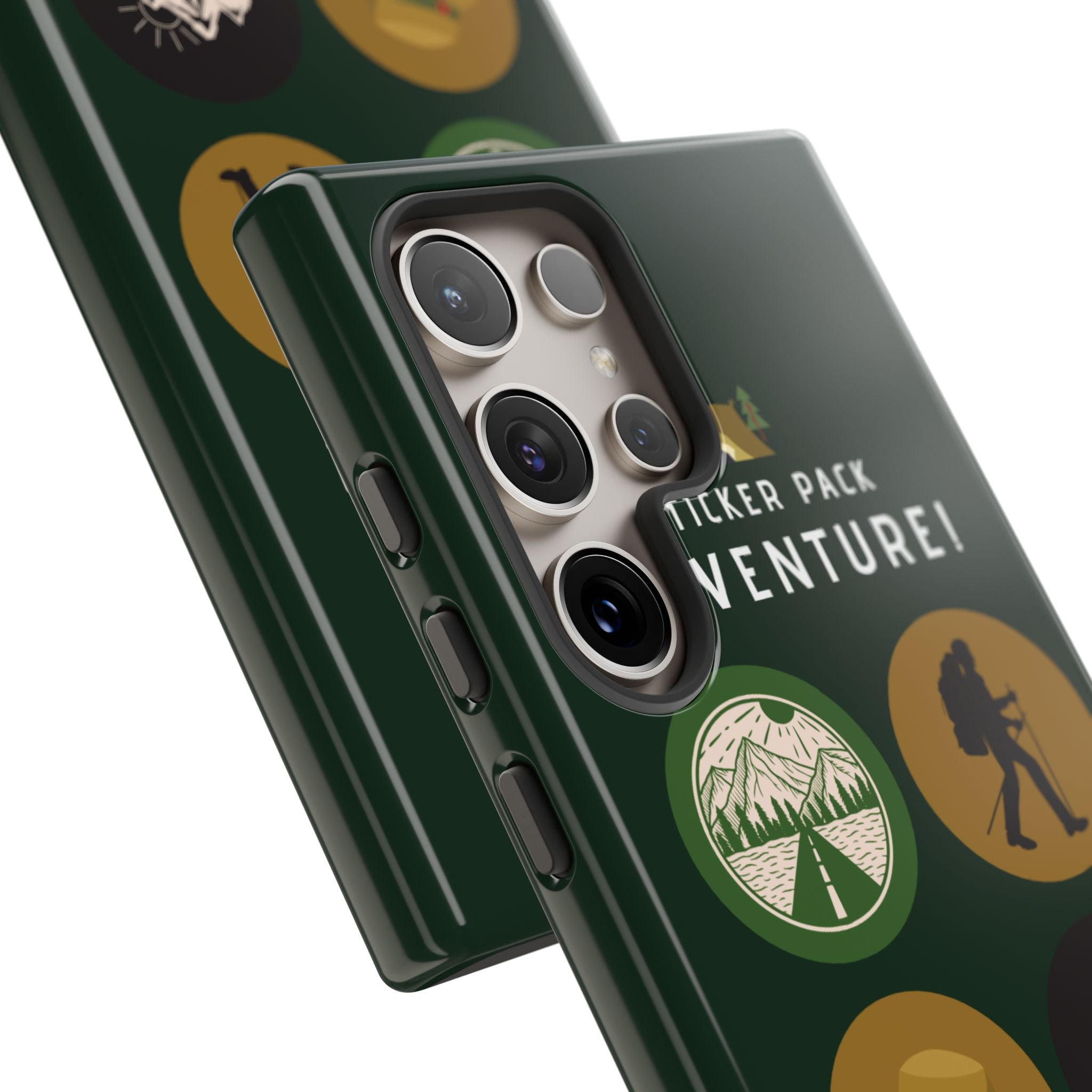 Adventure Hiking Phone Case — Outdoor Sticker Design