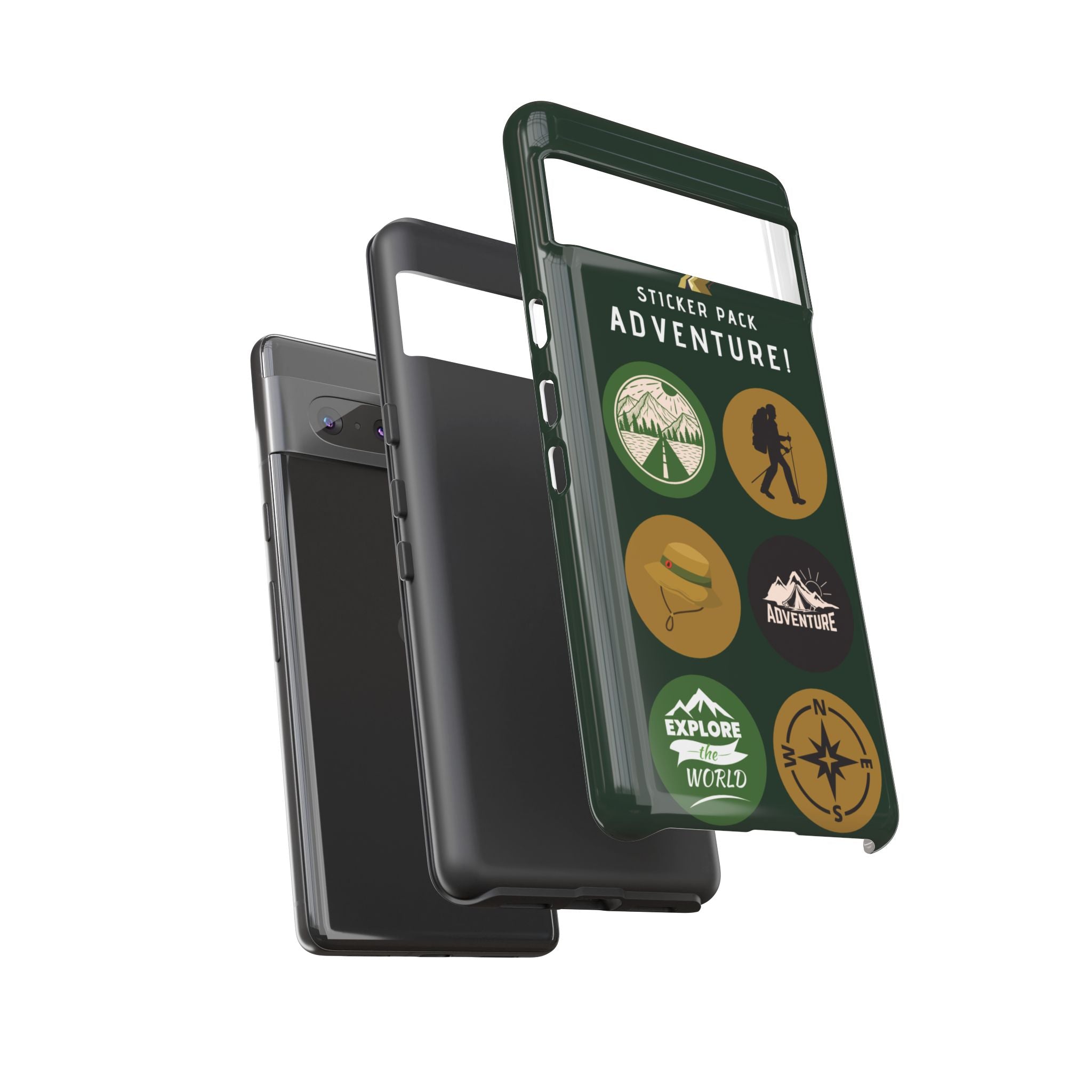 Adventure Hiking Phone Case — Outdoor Sticker Design