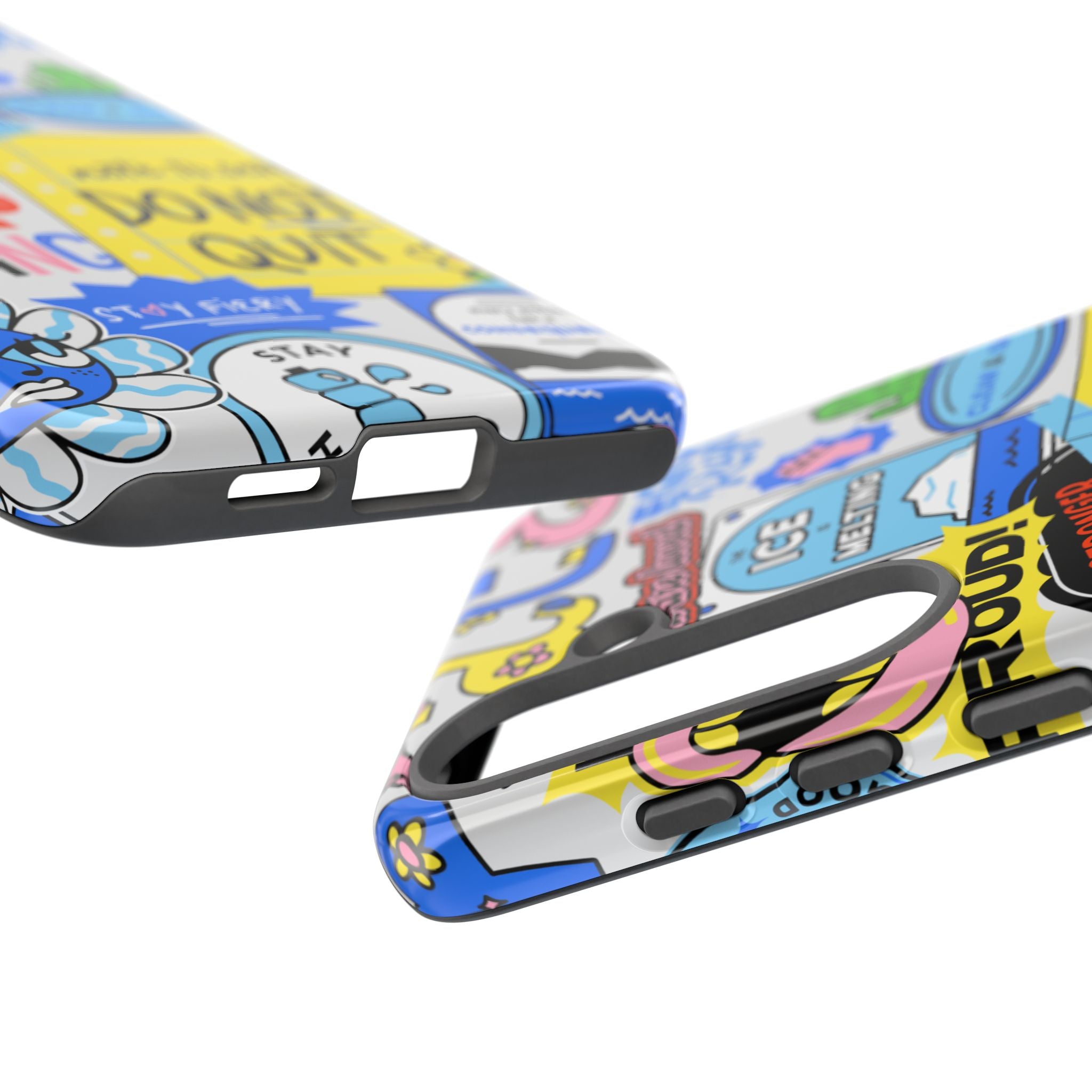 Optimist's Collage Phone Case — Colorful Positive Aesthetic