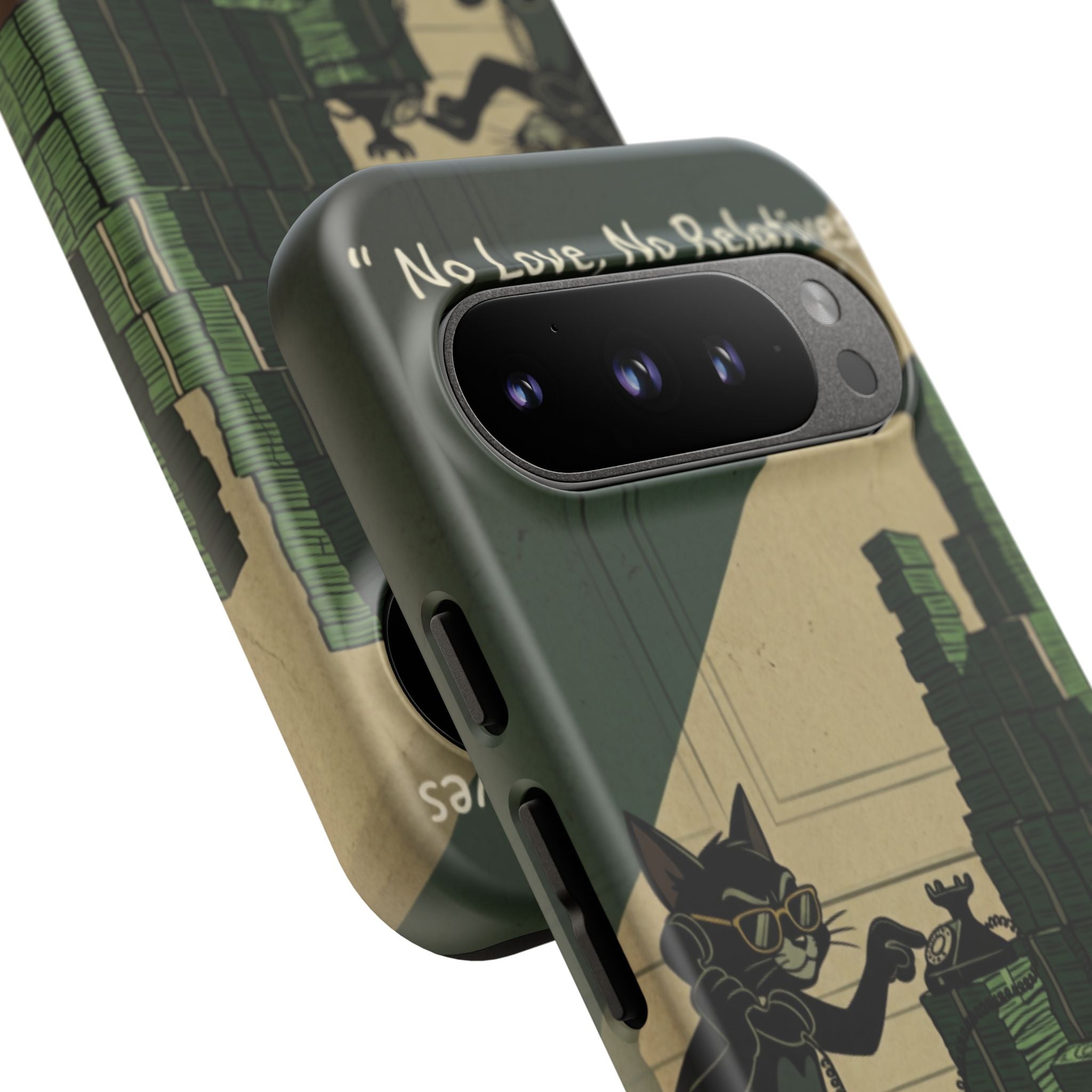 No Love No Relatives — Just Ego & Money Phone Case