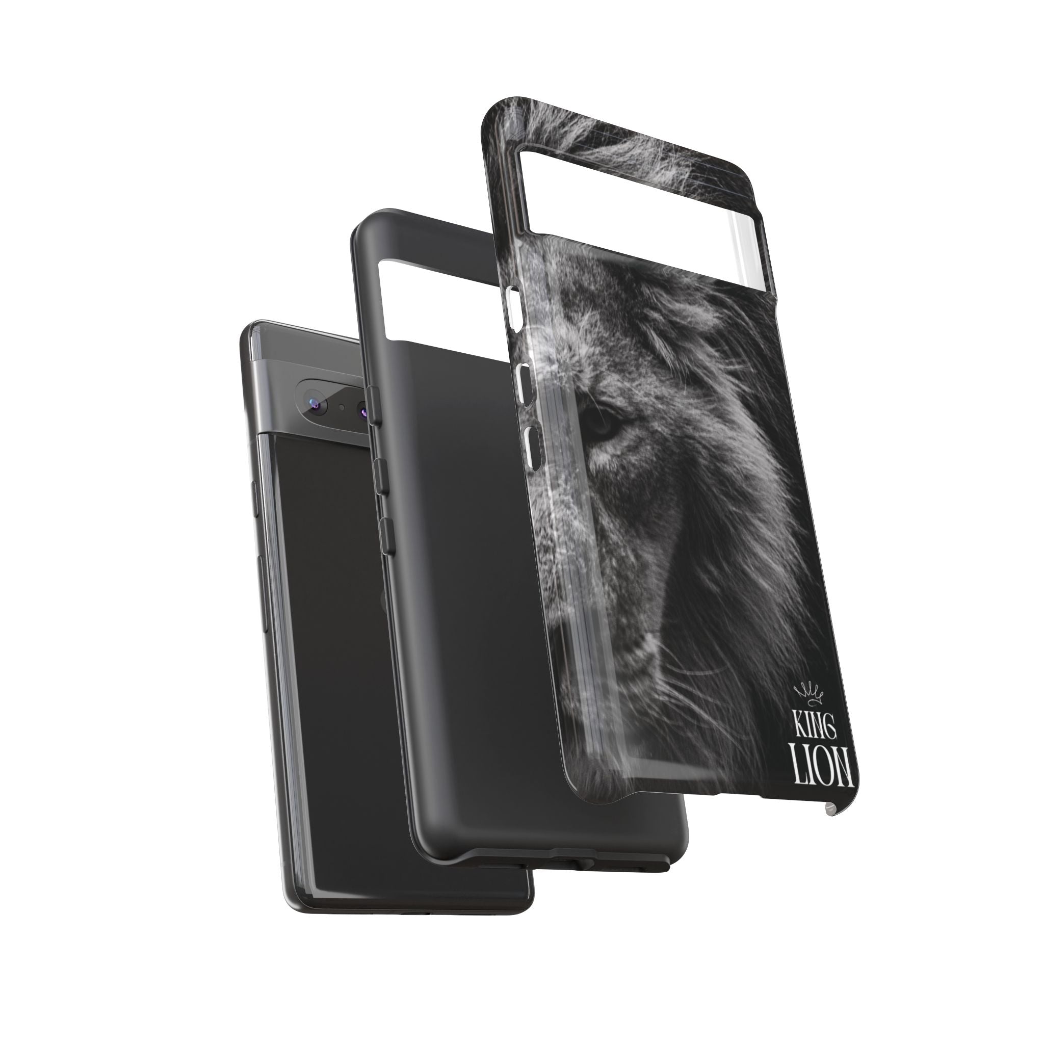 King Lion Phone Case — Majestic Wildlife Aesthetic Cover