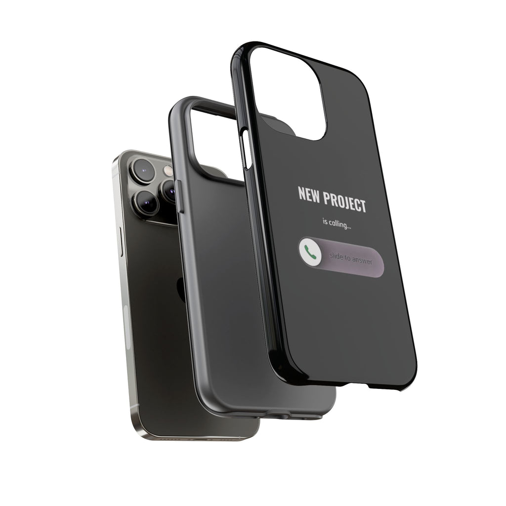 New Project Is Calling Phone Case — Entrepreneur Dark Bold